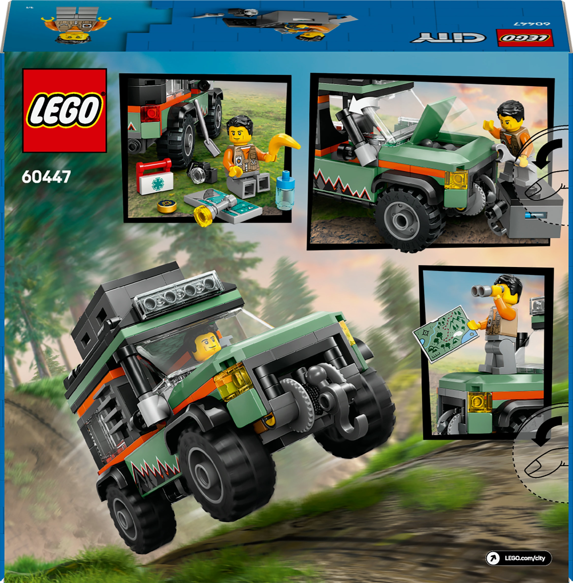 Carrinha de Montanha 4x4 Todo-o-Terreno Lego City 10