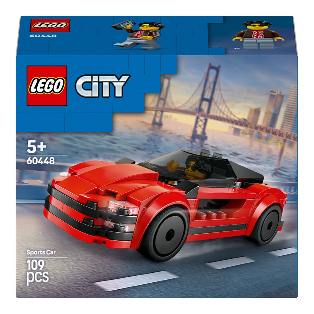 Carro Desportivo Vermelho Lego City 1