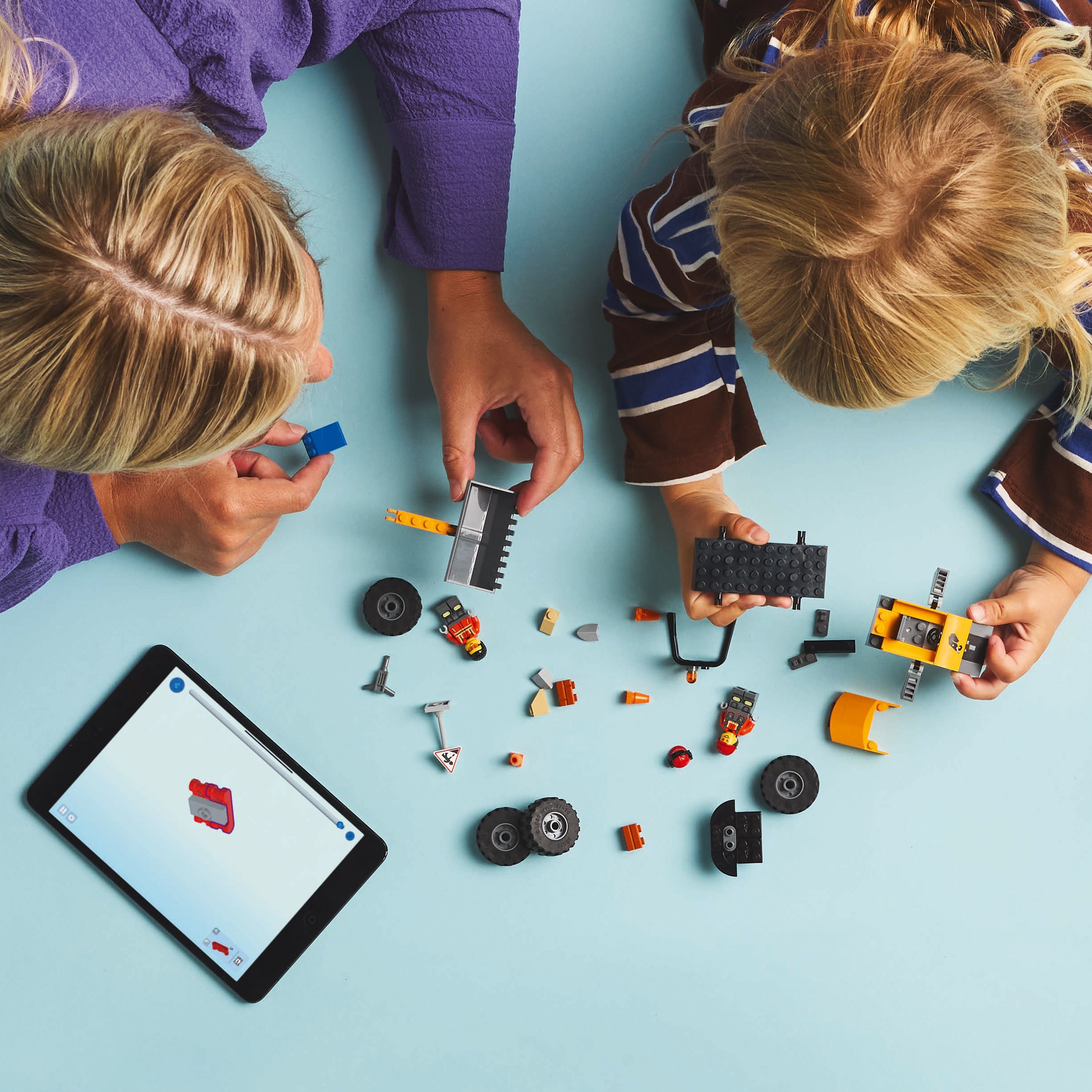 Carregadora de Rodas de Construção Amarela Lego City 3