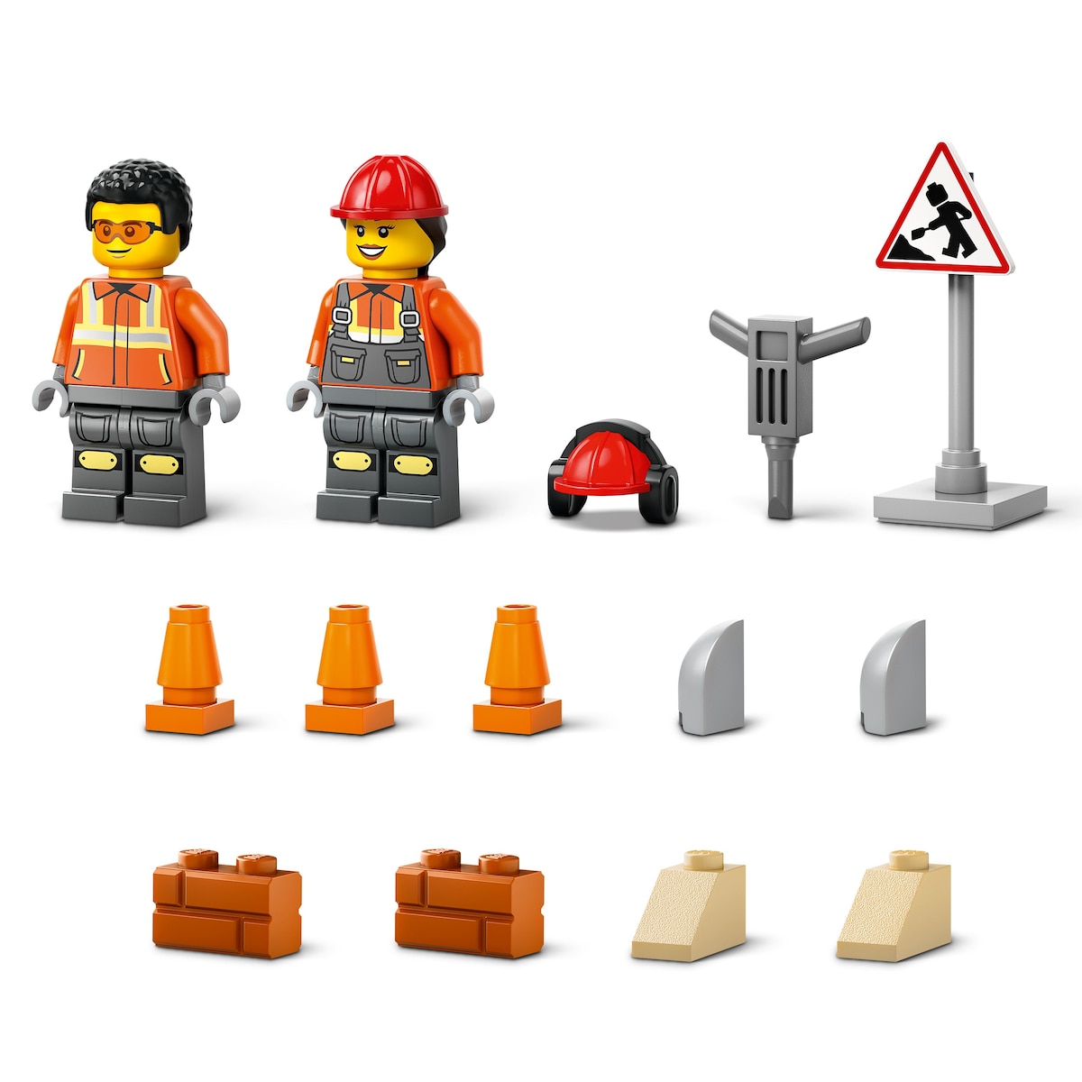 Carregadora de Rodas de Construção Amarela Lego City 4