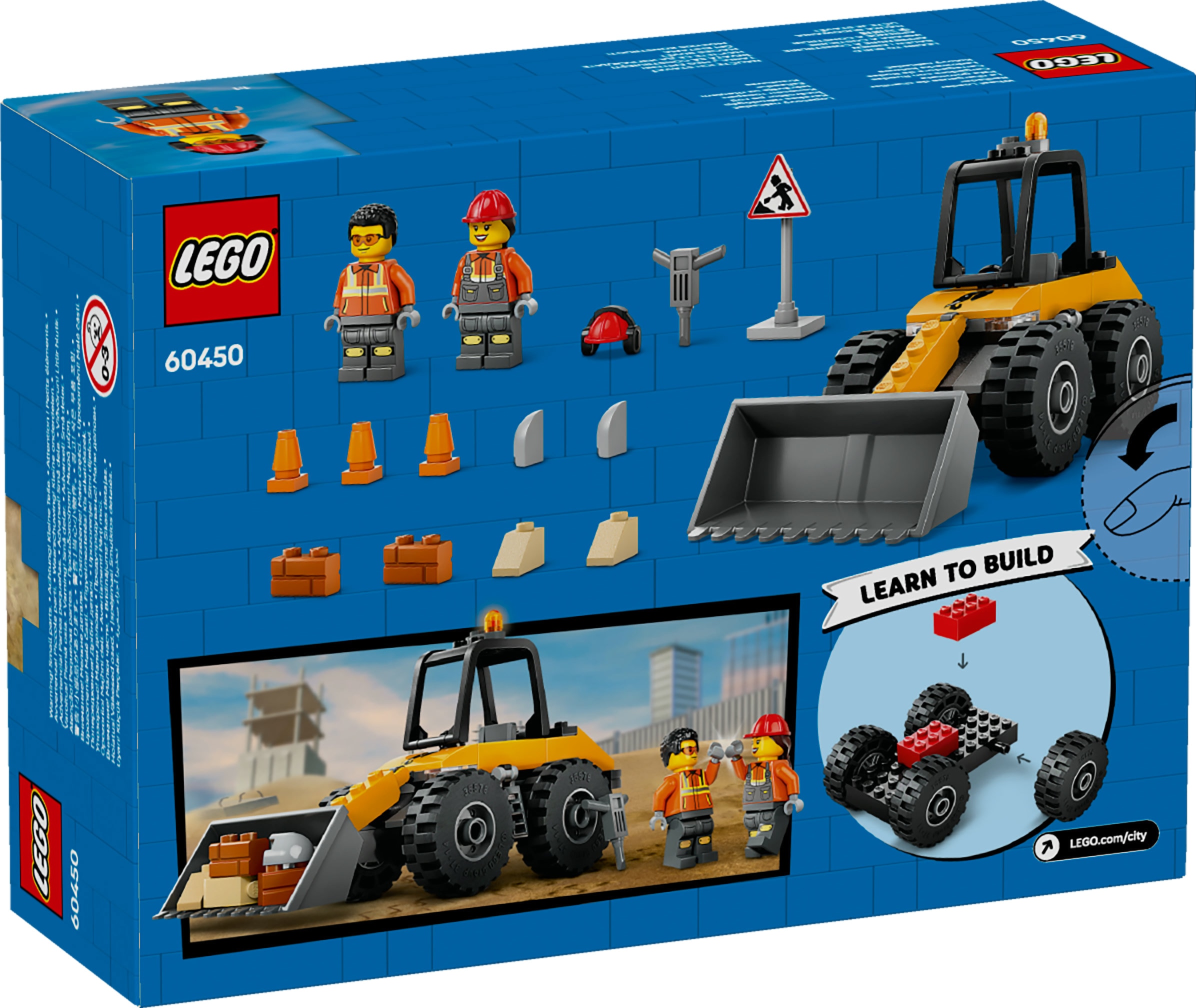 Carregadora de Rodas de Construção Amarela Lego City 9