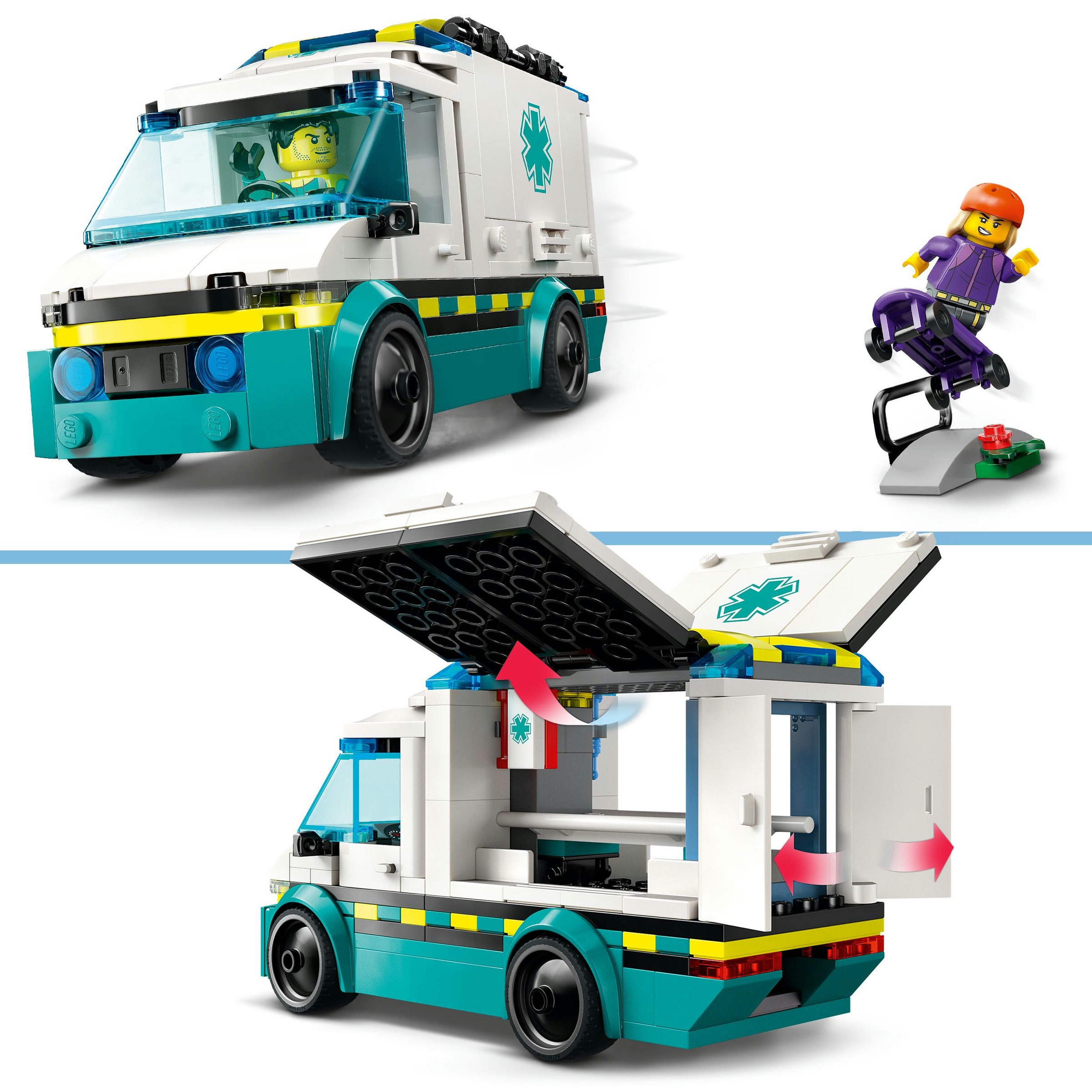 Juego de construcción Ambulancia de Emergencias LEGO City - 60451 5