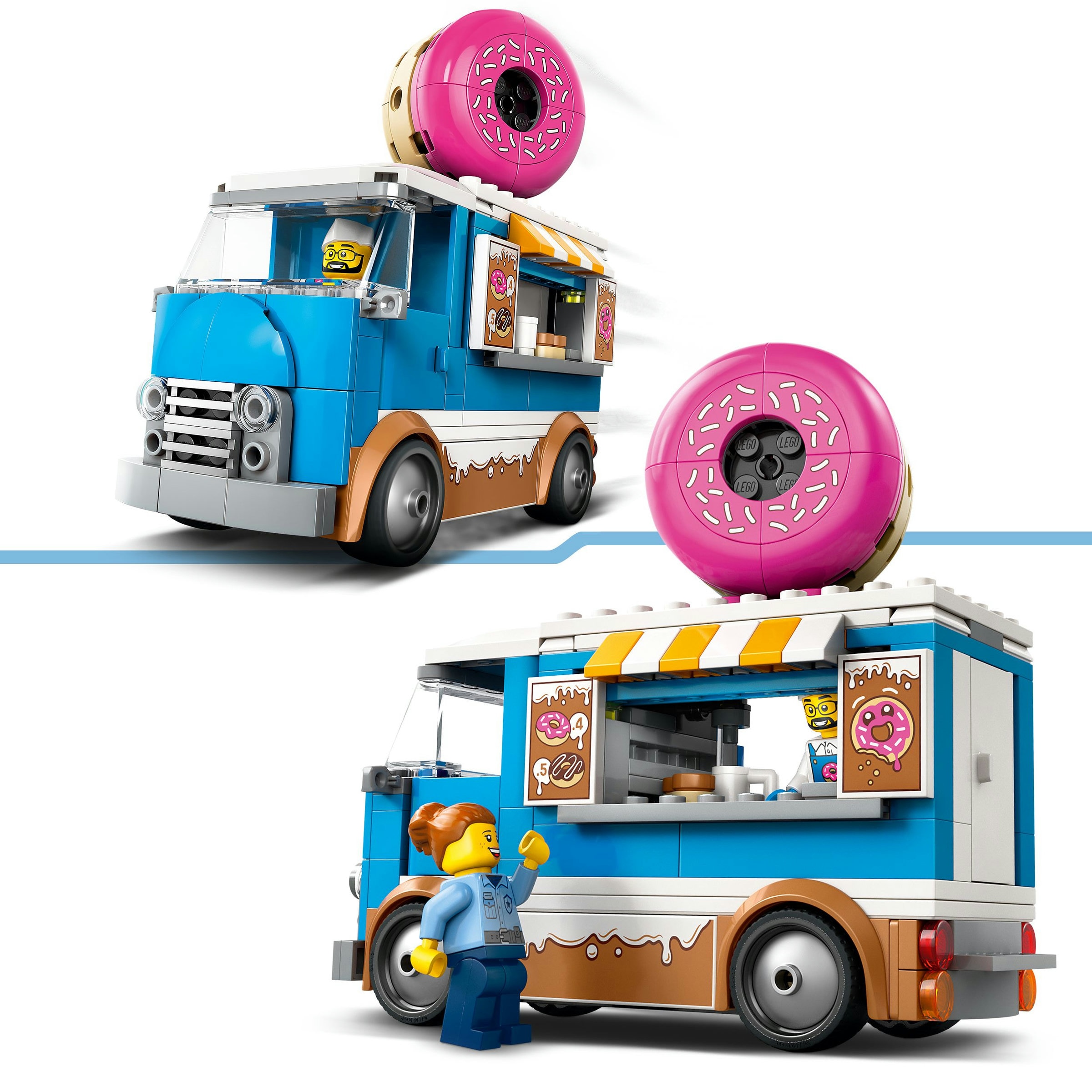 Juego de construcción Camión de Dónuts LEGO City - 60452 5