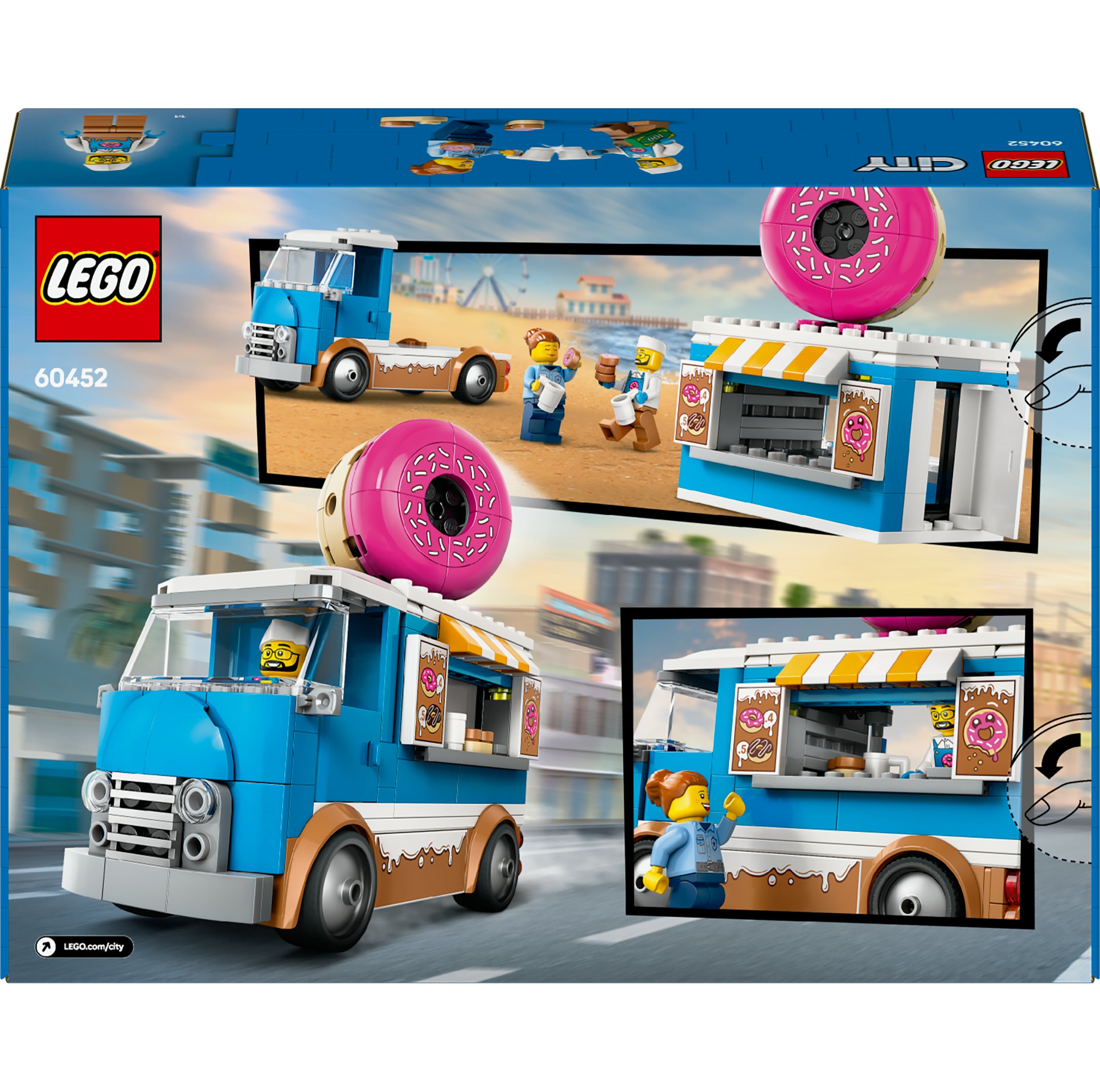 Juego de construcción Camión de Dónuts LEGO City - 60452 9