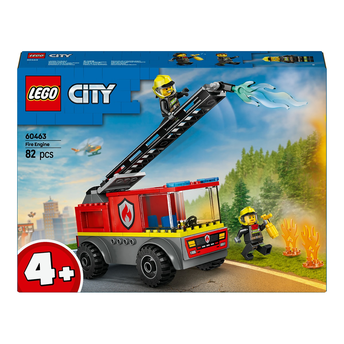Imagen 0 de Juego de construcción Camión de Bomberos con Escalera LEGO City - 60463