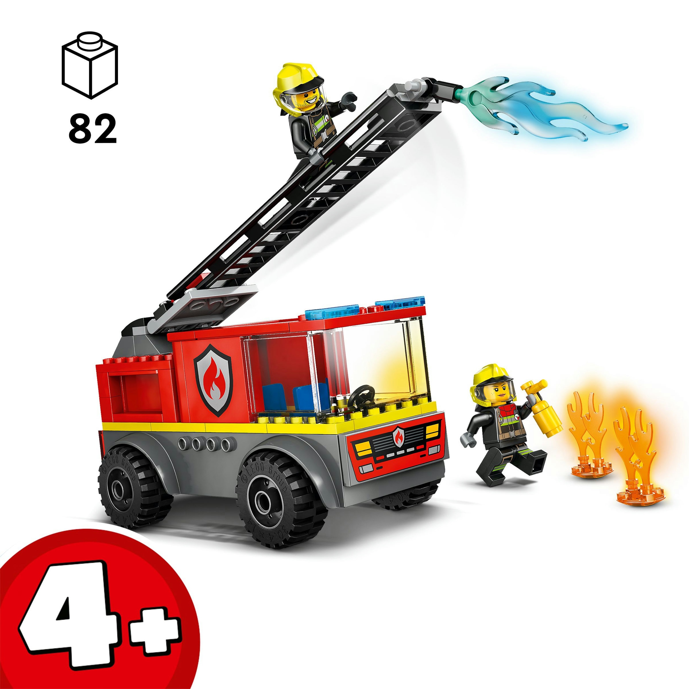 Juego de construcción Camión de Bomberos con Escalera LEGO City - 60463 4