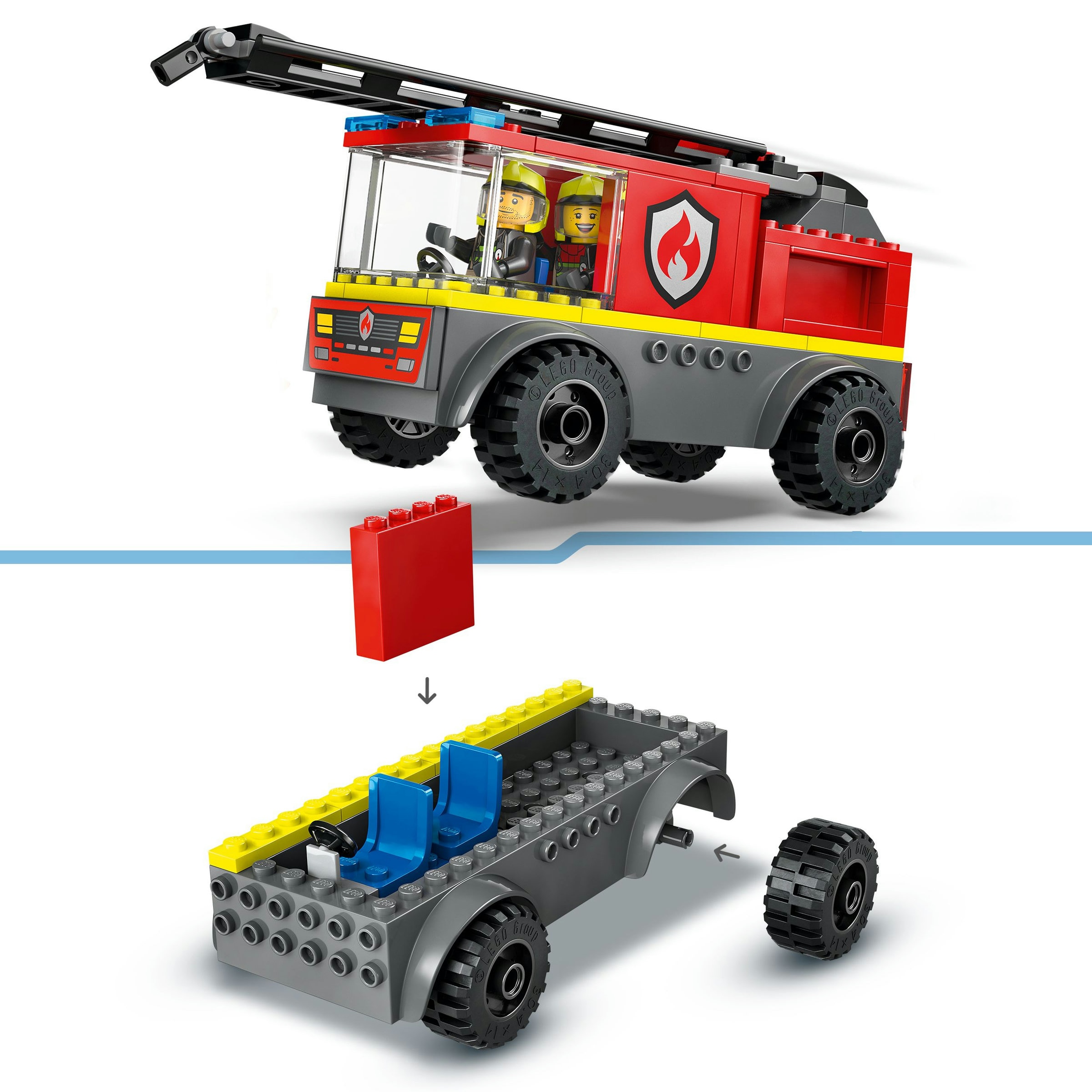 Juego de construcción Camión de Bomberos con Escalera LEGO City - 60463 5