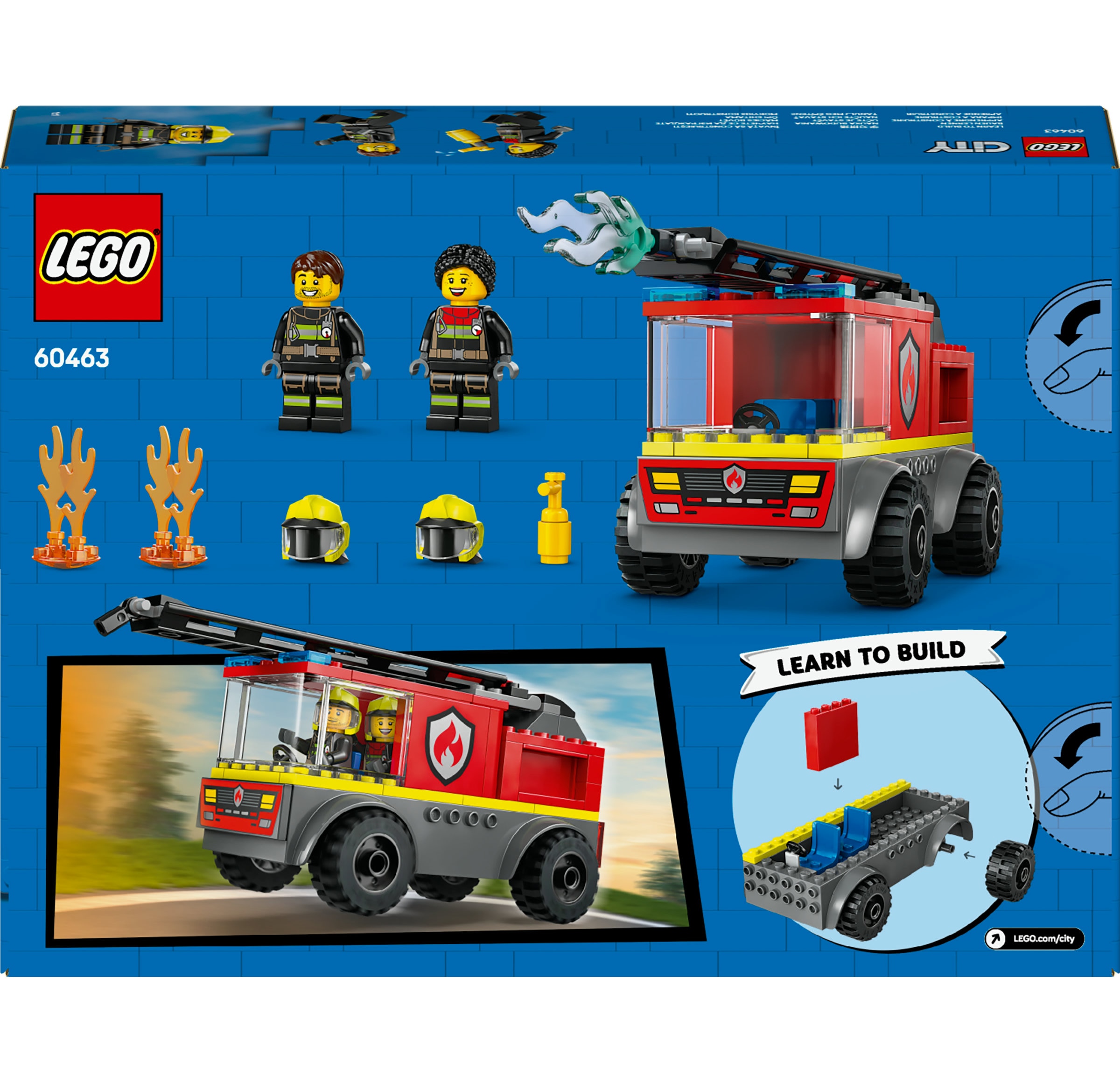 Juego de construcción Camión de Bomberos con Escalera LEGO City - 60463 9