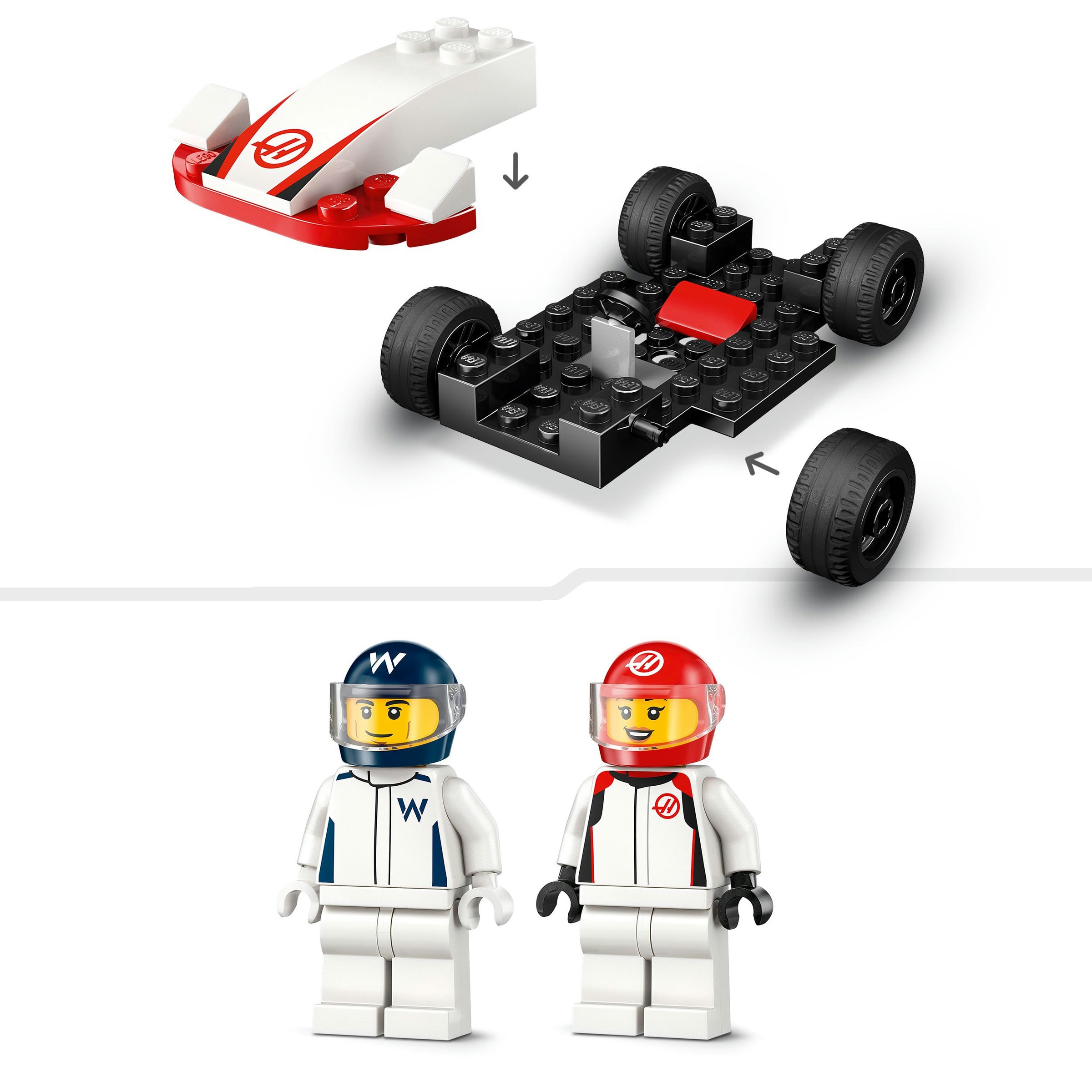 Juego de construcción coches de F1® Williams Racing y Haas F1® LEGO City - 60464 6
