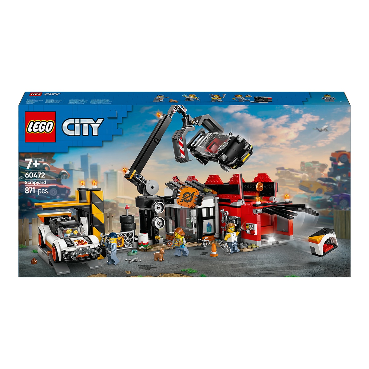 Juego de construcción Desguace con Coches LEGO City - 60472 1