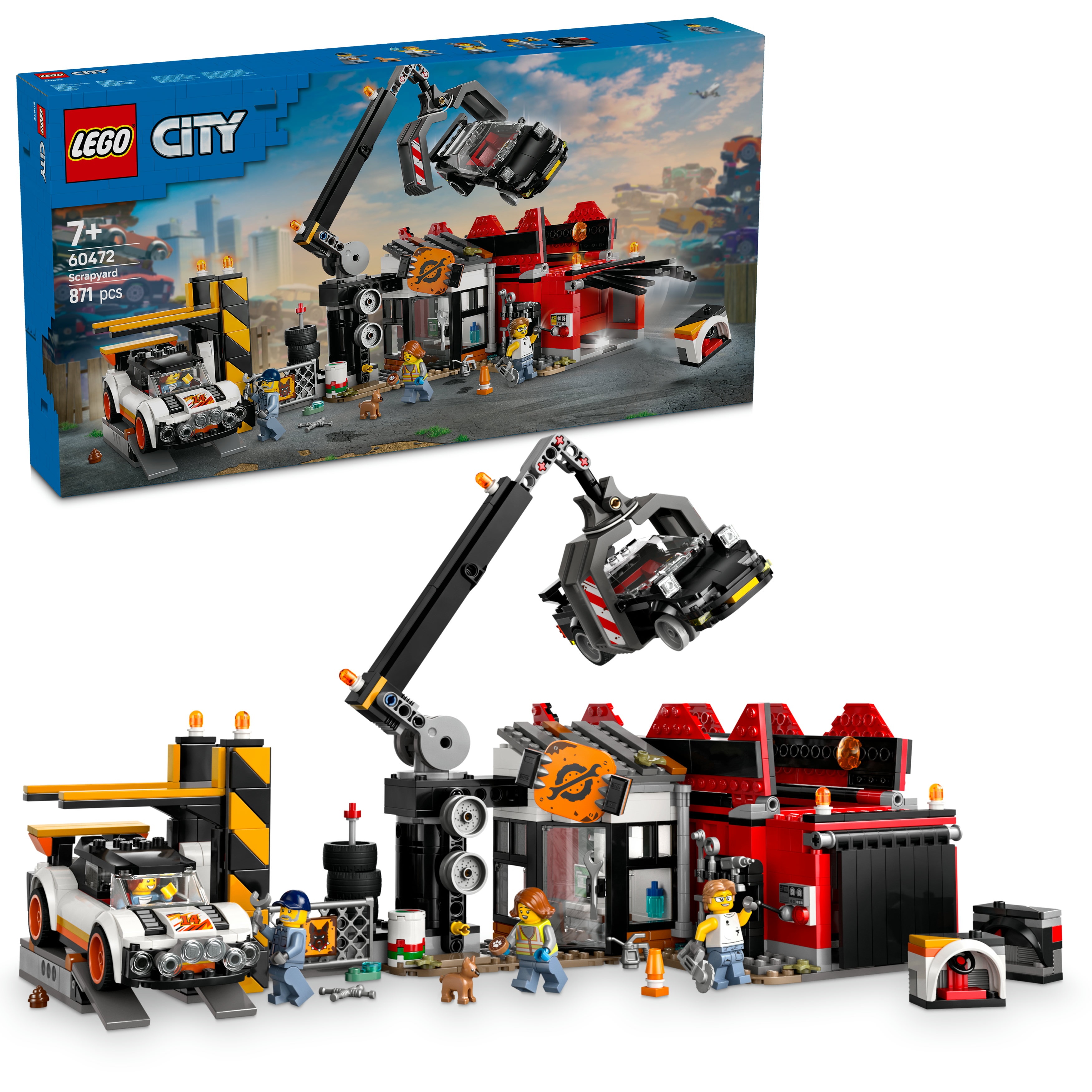 Juego de construcción Desguace con Coches LEGO City - 60472 5