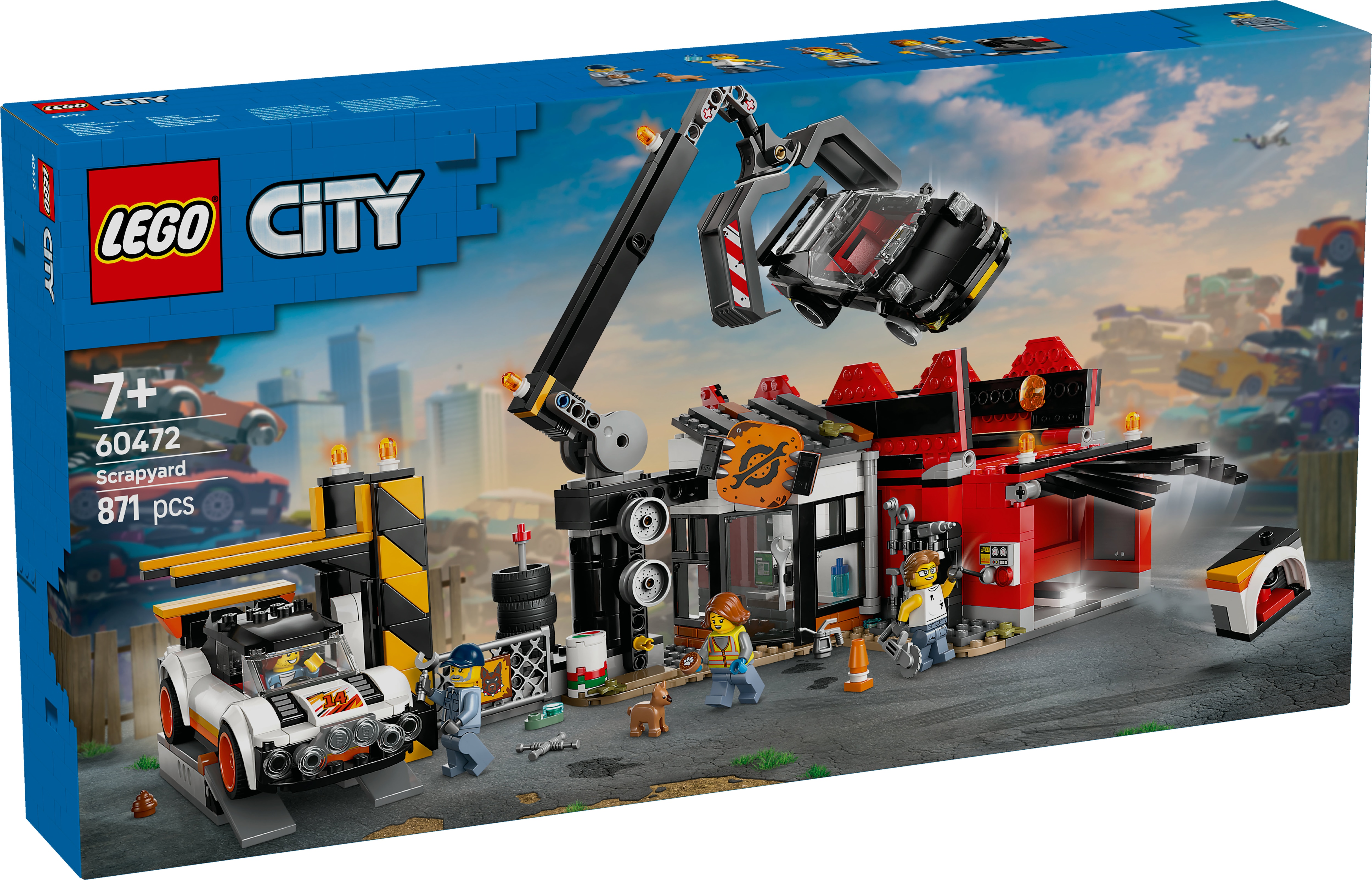 Juego de construcción Desguace con Coches LEGO City - 60472 8