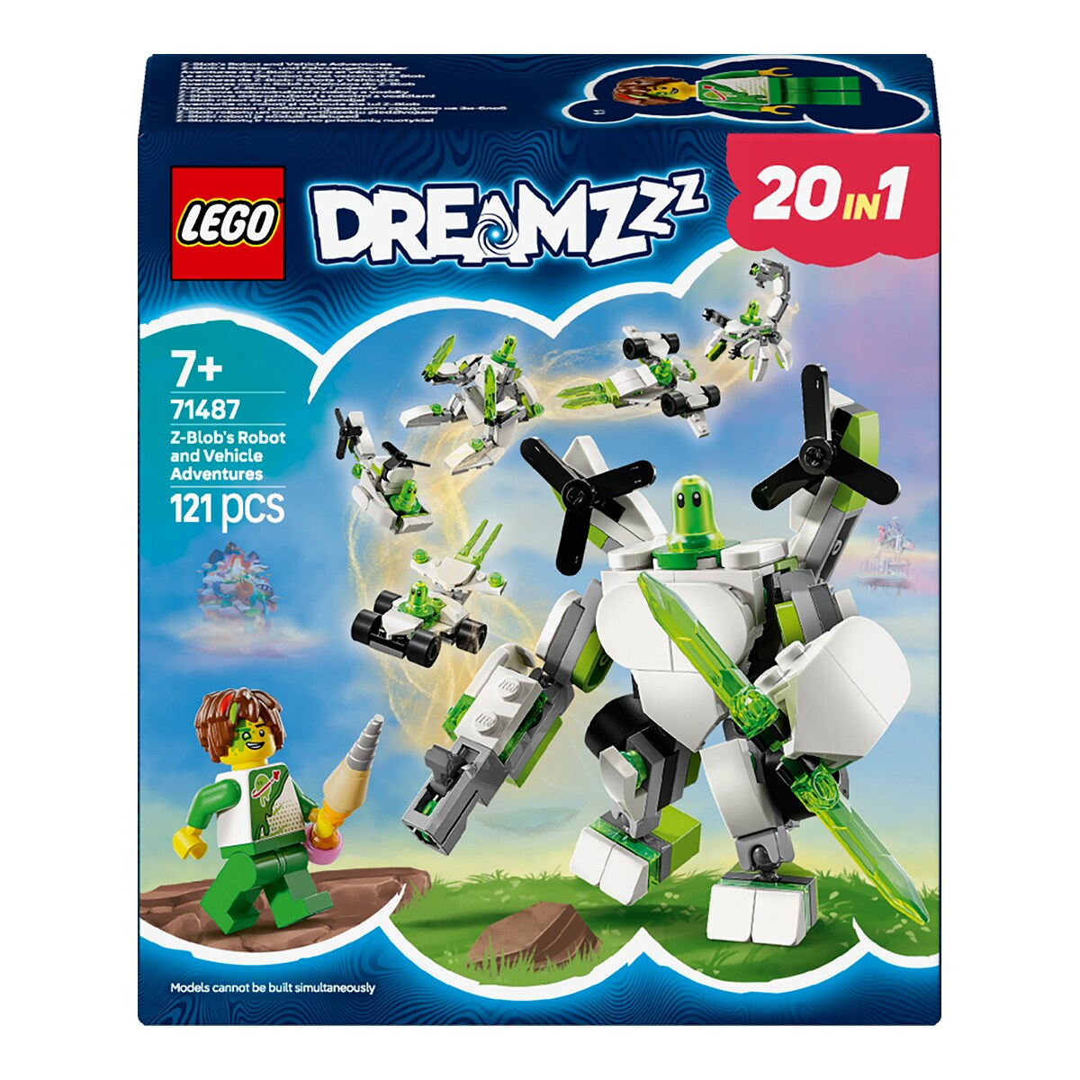 Juego de construcción Aventuras de Z-Blob: Robots y Vehículos LEGO DREAMZzz 1
