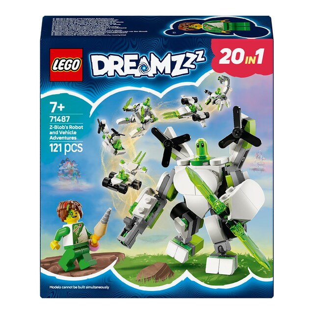 Juego de construcción Aventuras de Z-Blob: Robots y Vehículos LEGO DREAMZzz