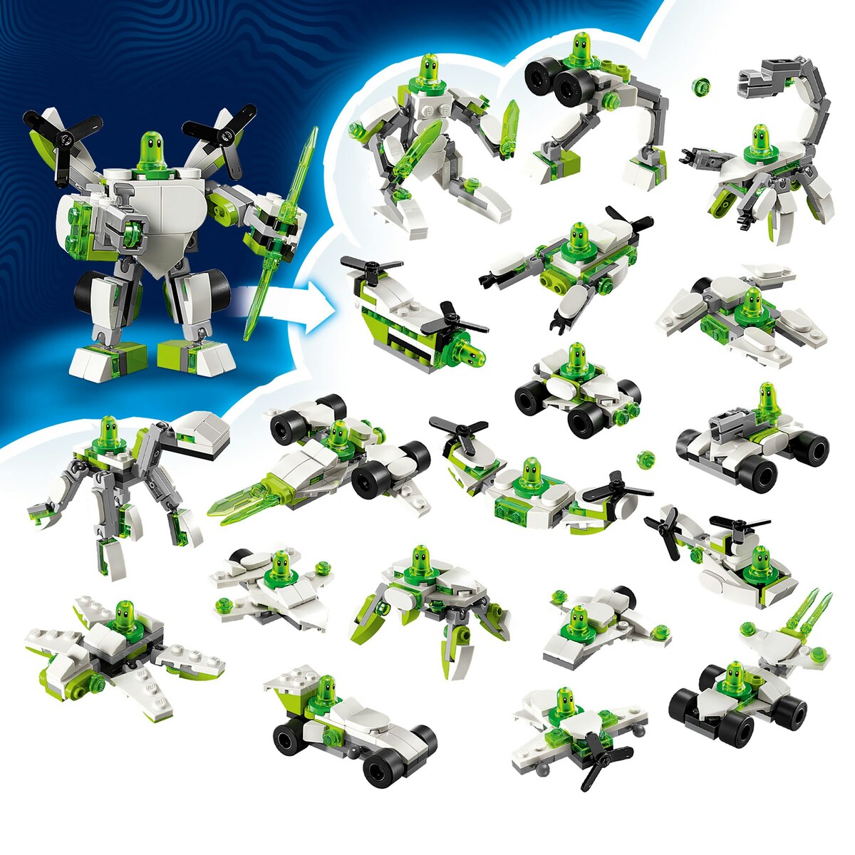 Juego de construcción Aventuras de Z-Blob: Robots y Vehículos LEGO DREAMZzz 6
