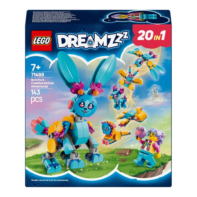 Juego de construcción Aventuras de Bunchu: Animales Creativos LEGO DREAMZzz