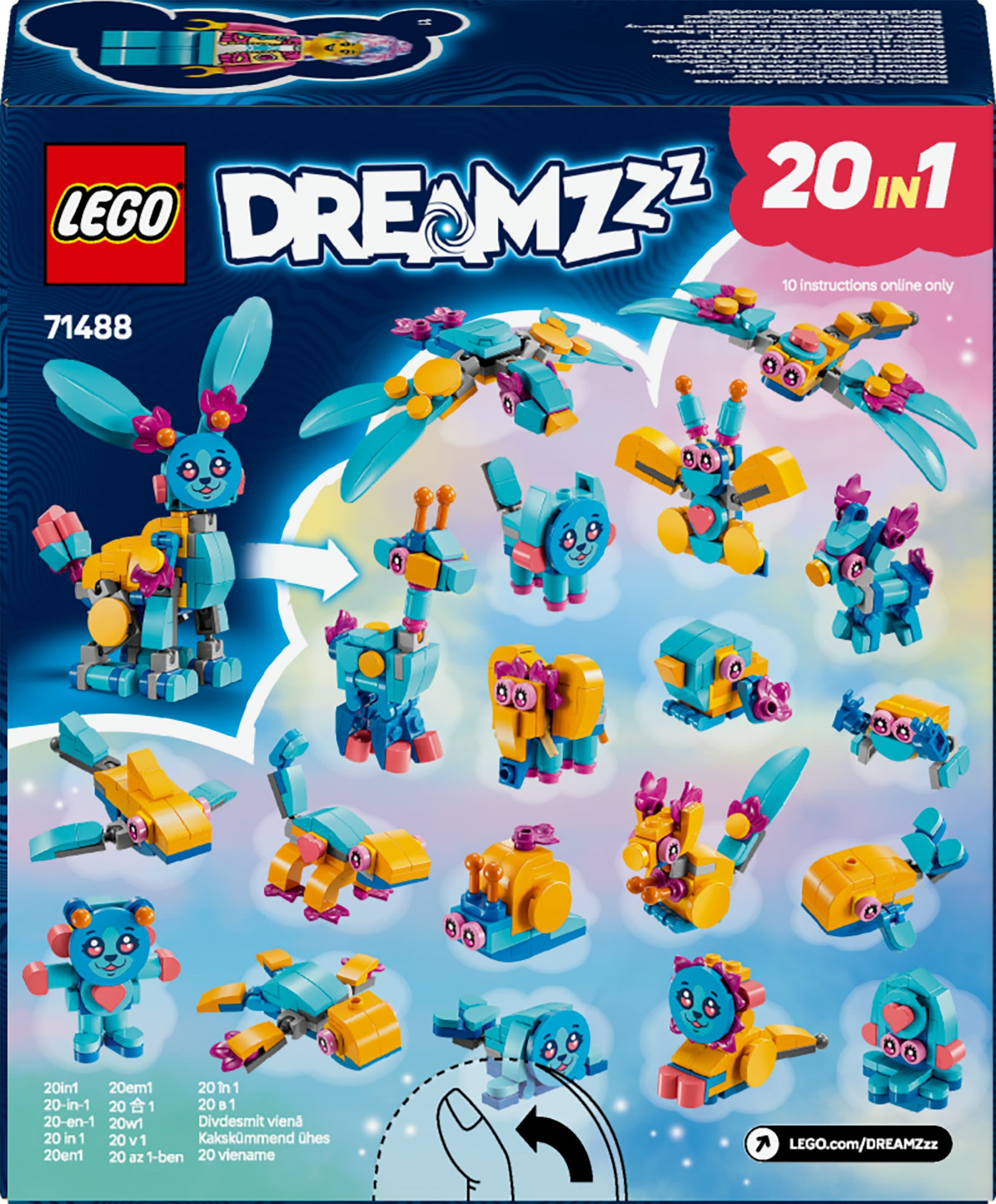 Juego de construcción Aventuras de Bunchu: Animales Creativos LEGO DREAMZzz - 71488 9