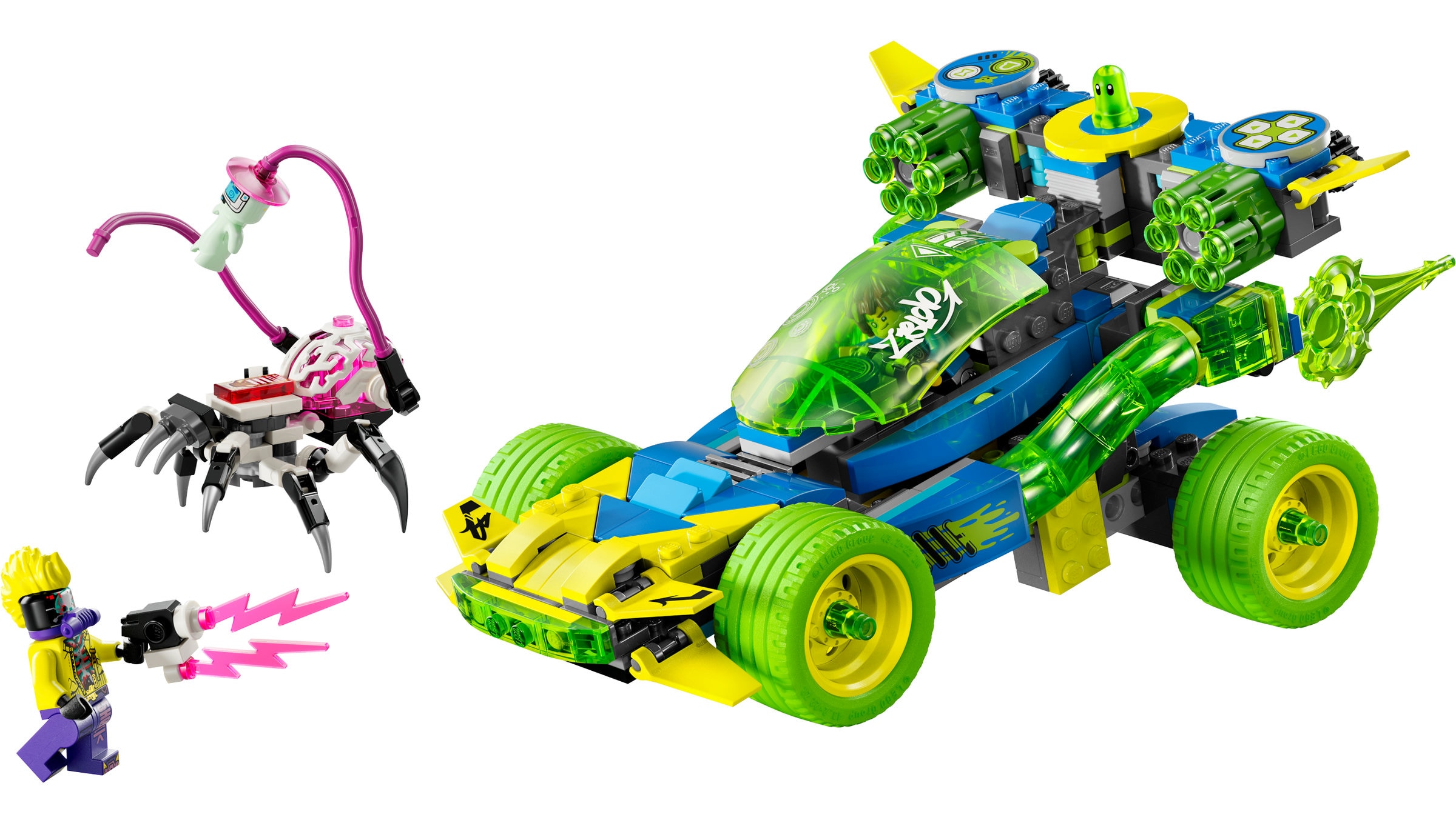 Mateo em Ação no Carro de Corrida do Z-Blob Lego Dreamzzz 9