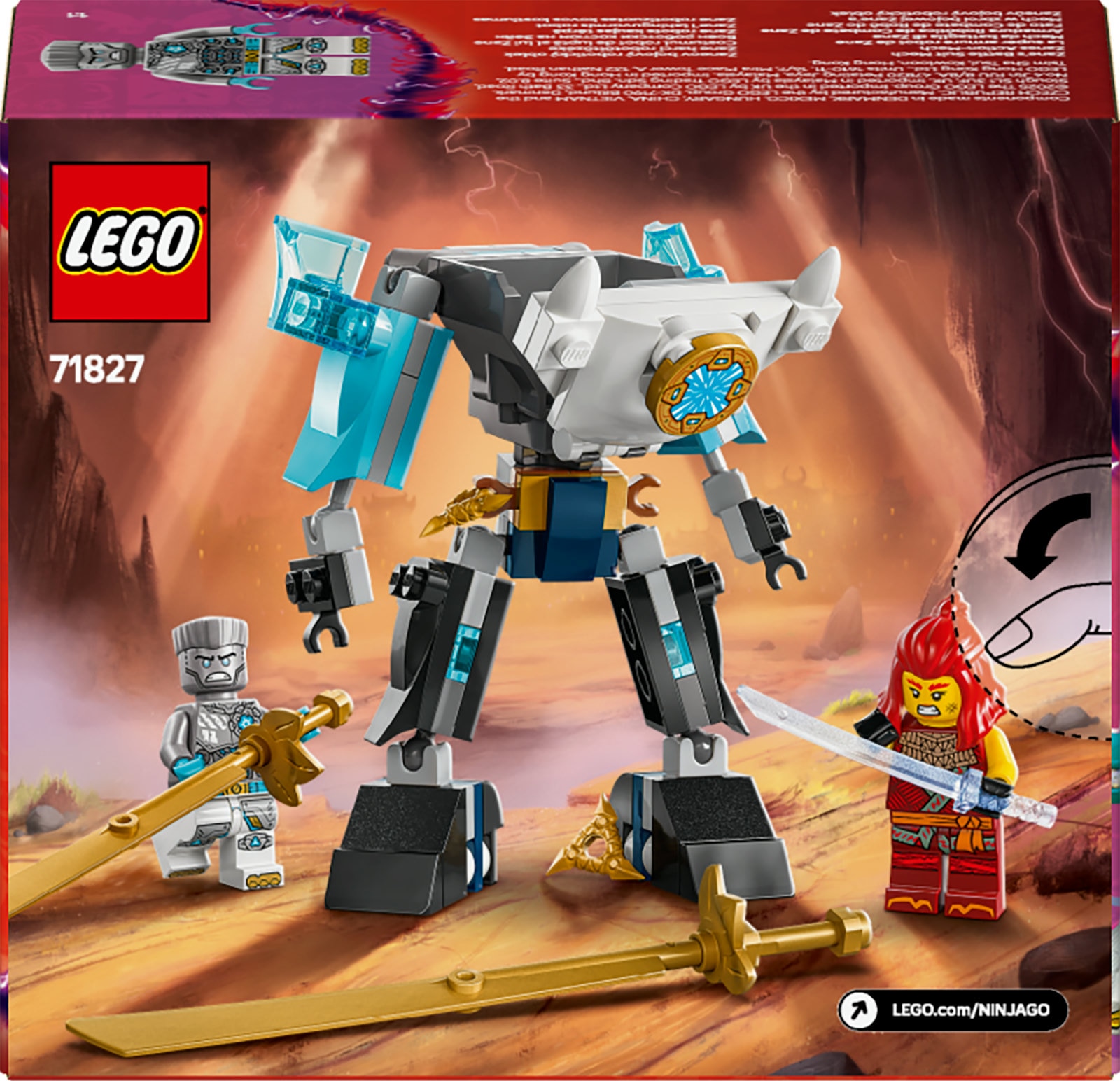Juego de construcción Armadura Robótica de Combate de Zane LEGO Ninjago - 71827 9
