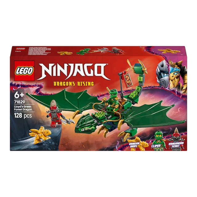 Juego de construcción Dragón Verde del Bosque de Lloyd LEGO Ninjago