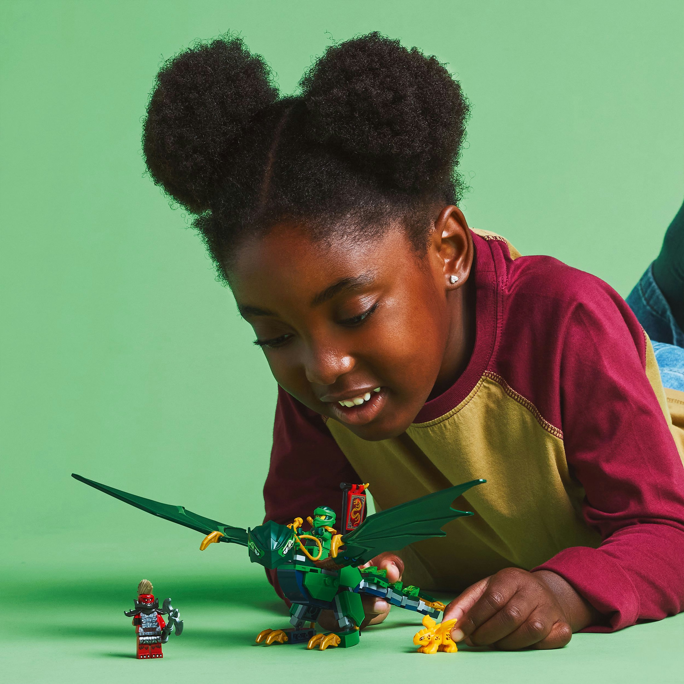 Juego de construcción Dragón Verde del Bosque de Lloyd LEGO Ninjago - 71829 3