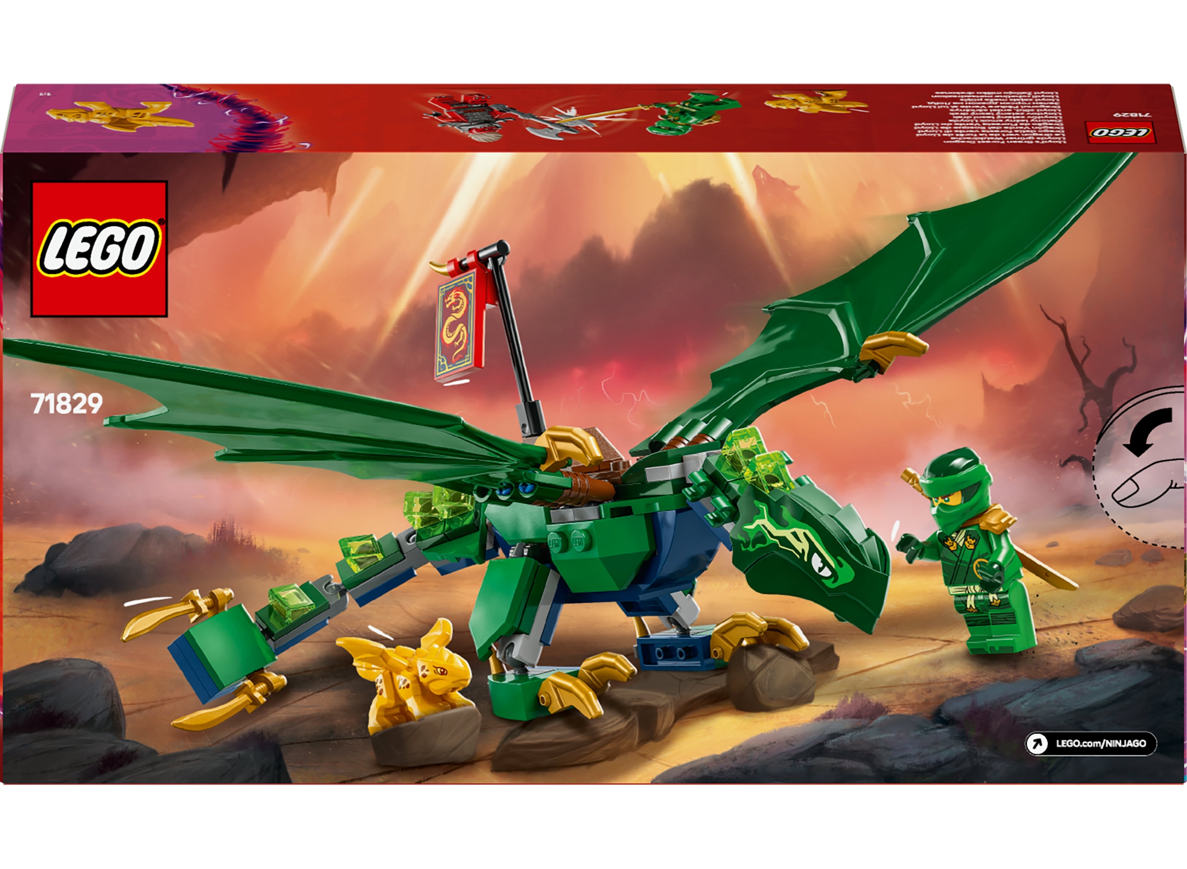 Juego de construcción Dragón Verde del Bosque de Lloyd LEGO Ninjago - 71829 9