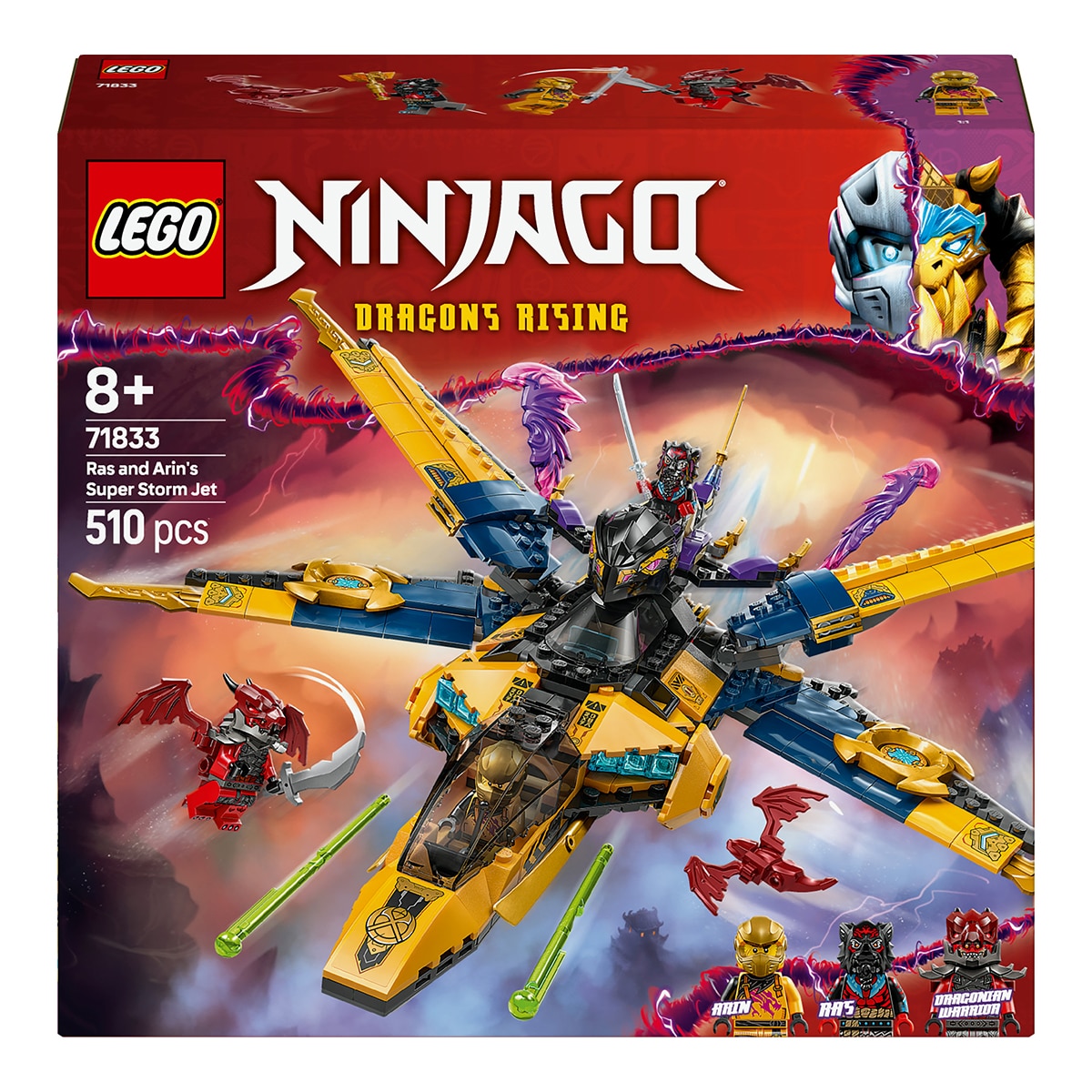 Juego de construcción Super Jet de la Tormenta de Ras y Arin LEGO Ninjago - 71833 1