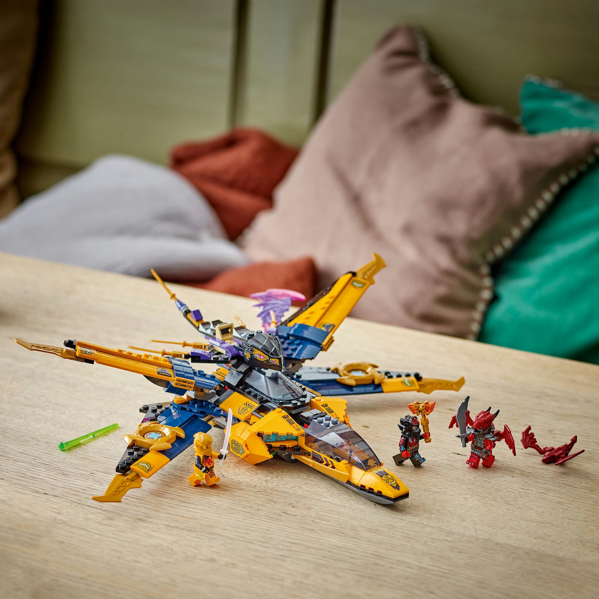 Juego de construcción Super Jet de la Tormenta de Ras y Arin LEGO Ninjago - 71833 7