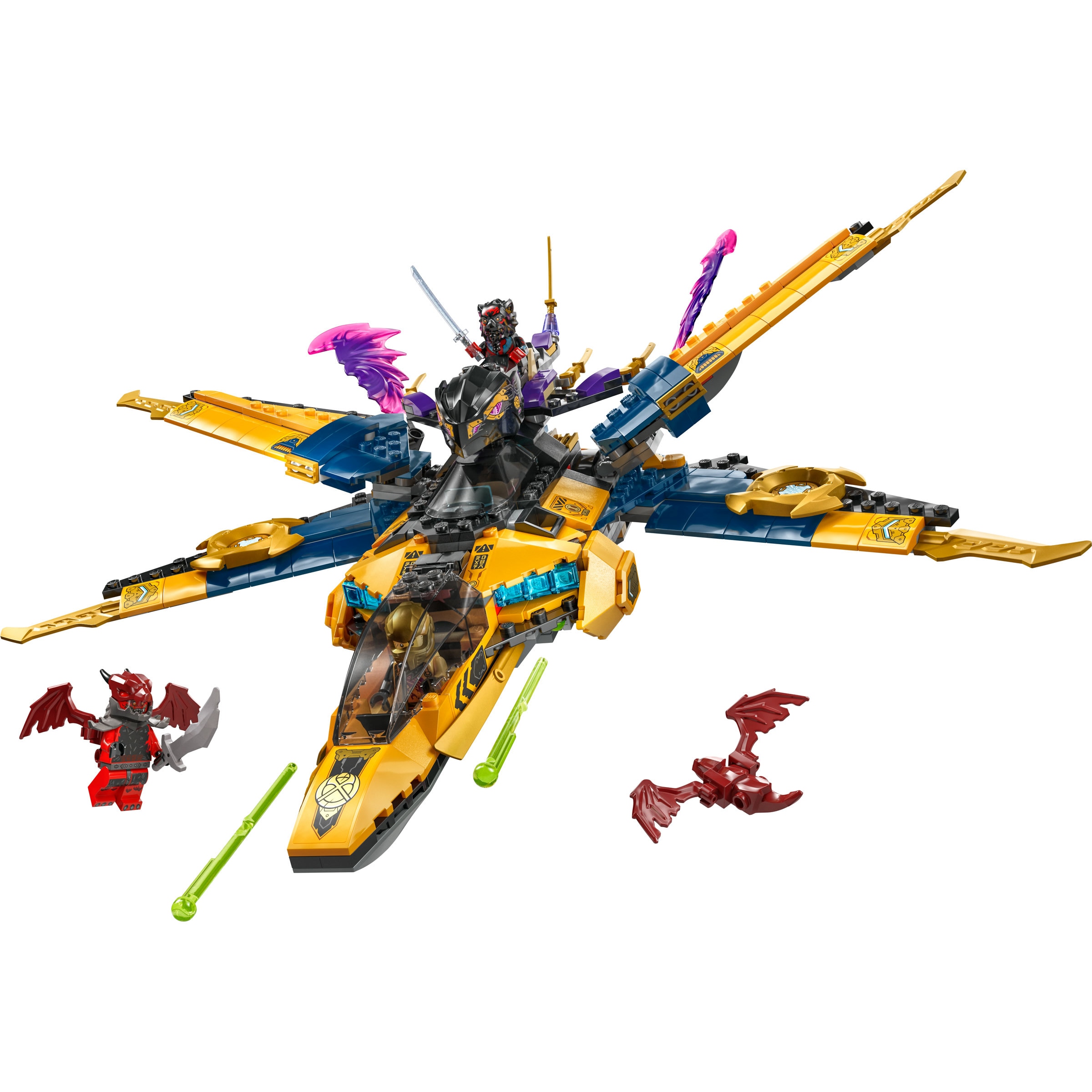 Juego de construcción Super Jet de la Tormenta de Ras y Arin LEGO Ninjago - 71833 8