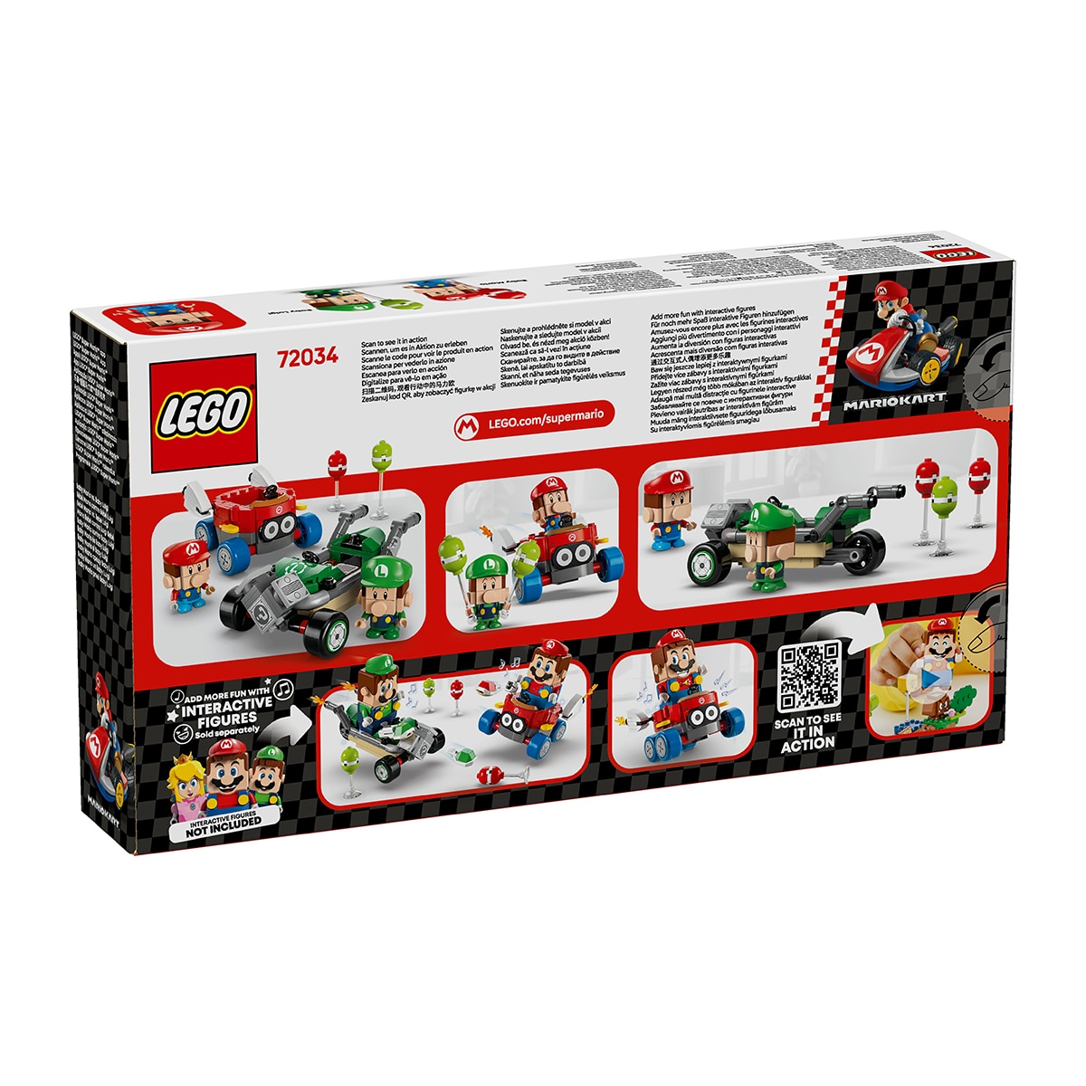 Mario Bebé contra Luigi Bebé Lego Super Mario 3