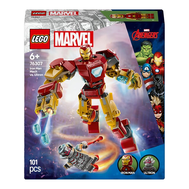 Juego de construcción Armadura Robótica de Iron Man vs. Ultrón LEGO Marvel