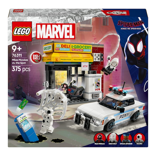 Juego de construcción Multiverso Arácnido: Miles Morales vs. Mancha LEGO Marvel