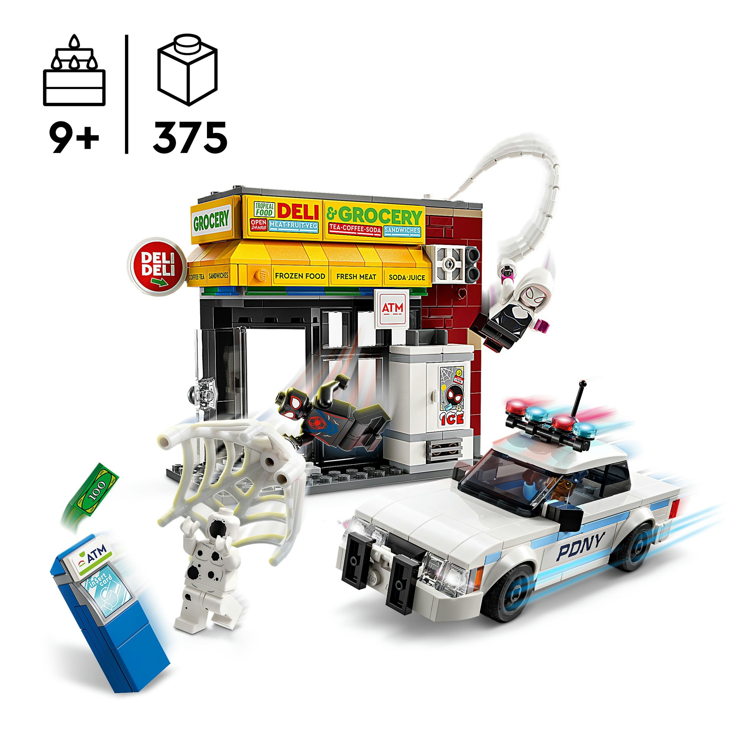Juego de construcción Multiverso Arácnido: Miles Morales vs. Mancha LEGO Marvel - 76311 4