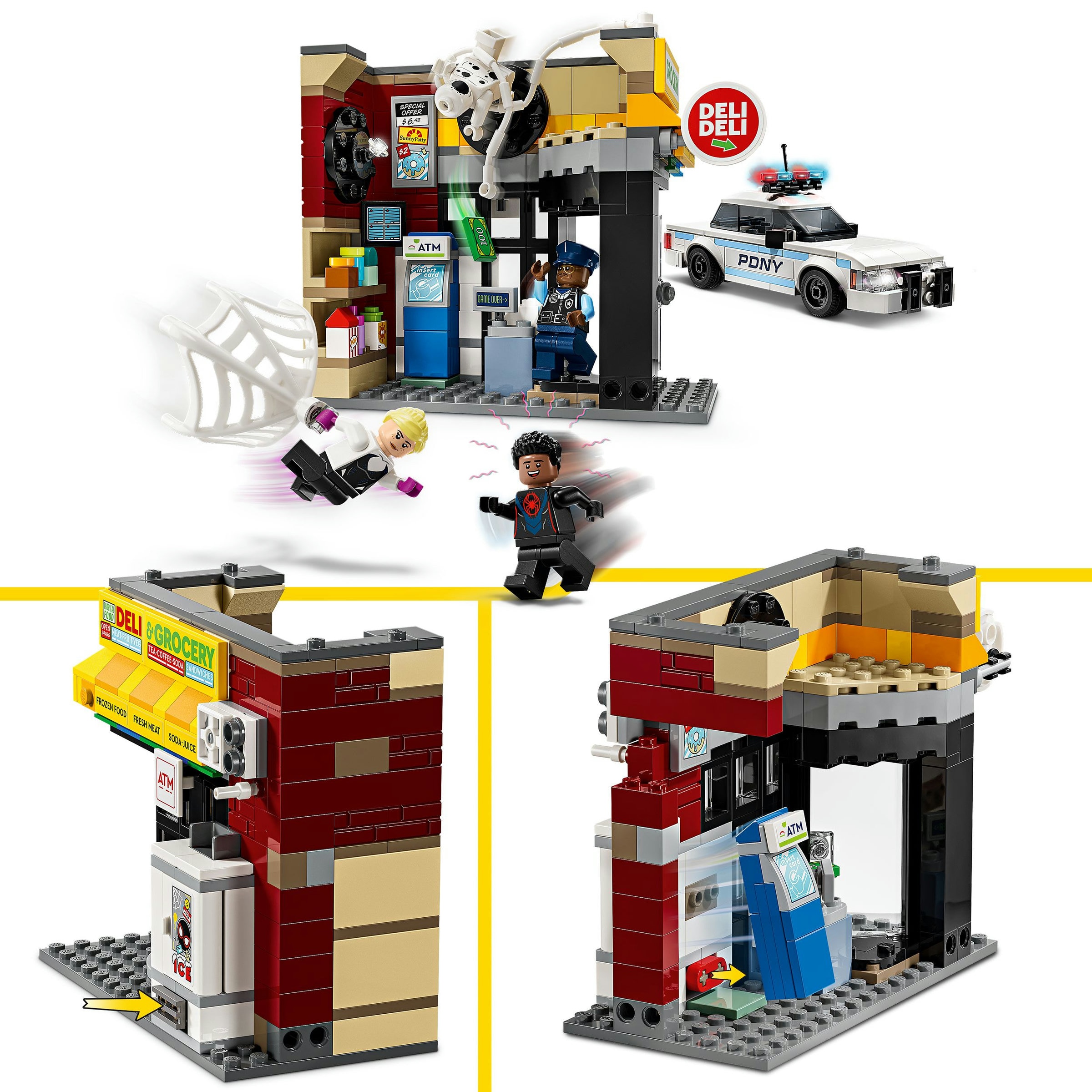 Juego de construcción Multiverso Arácnido: Miles Morales vs. Mancha LEGO Marvel - 76311 5