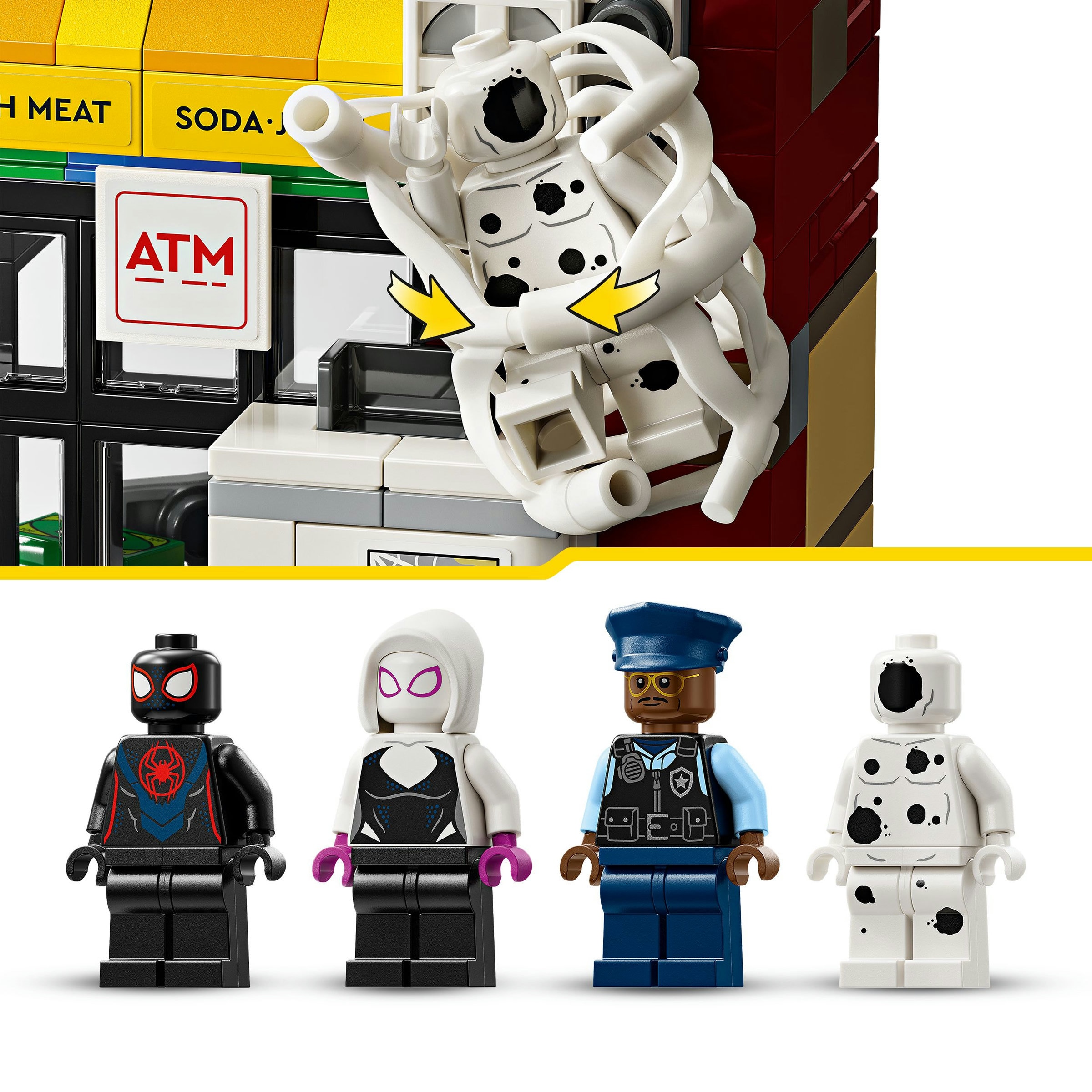 Juego de construcción Multiverso Arácnido: Miles Morales vs. Mancha LEGO Marvel - 76311 6