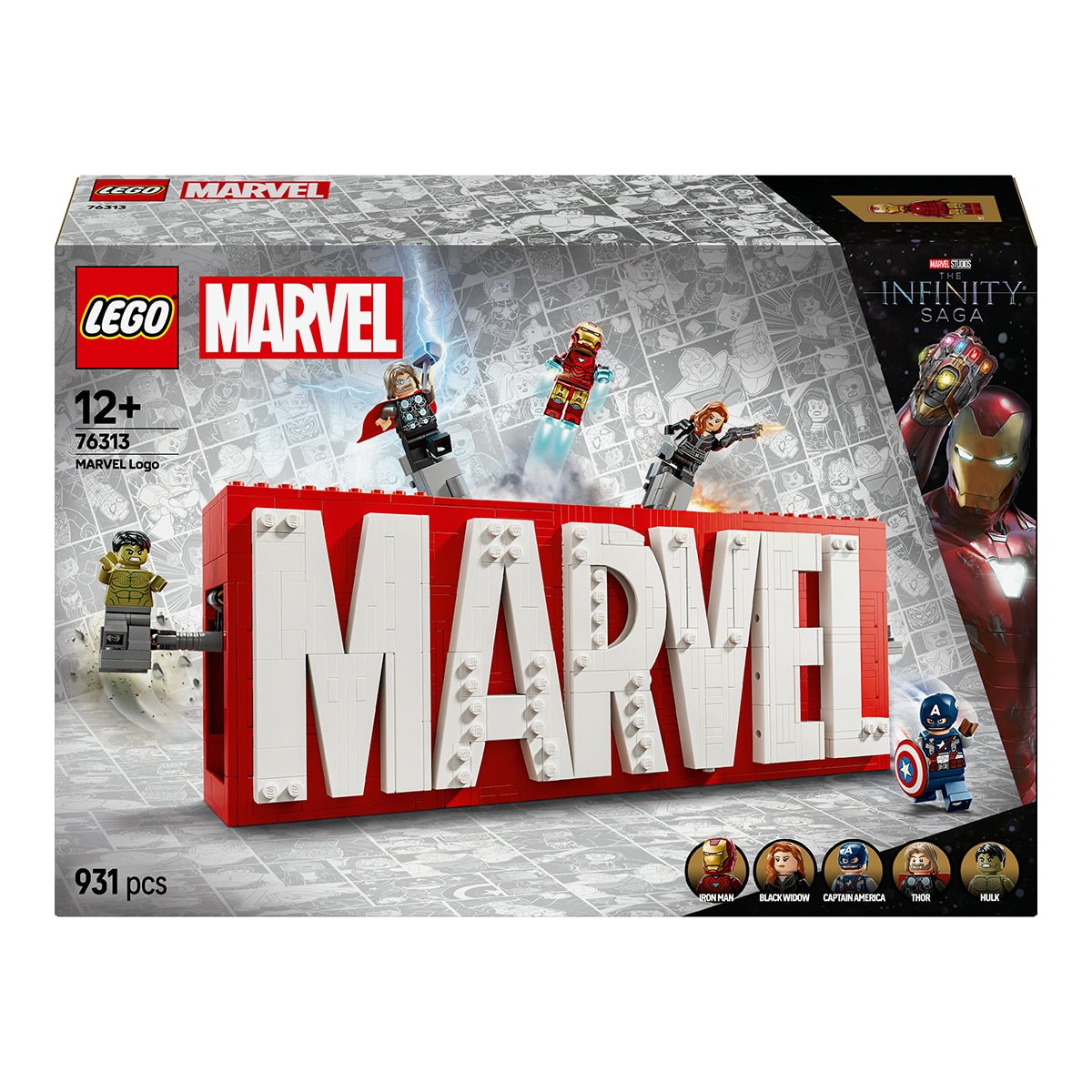 Imagem 0 de Logótipo MARVEL e Minifiguras MARVEL
