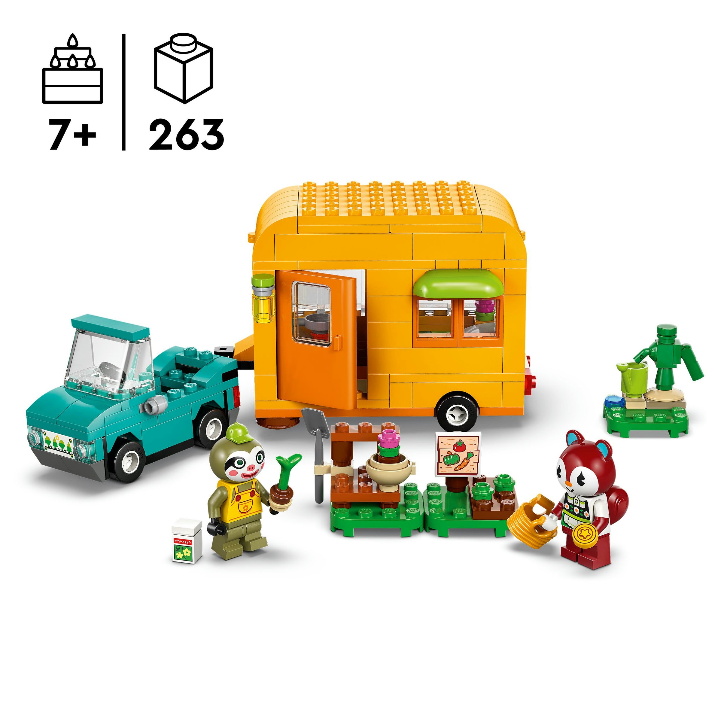 Caravana e loja de jardinagem do Leif Lego Animal Crossing 5