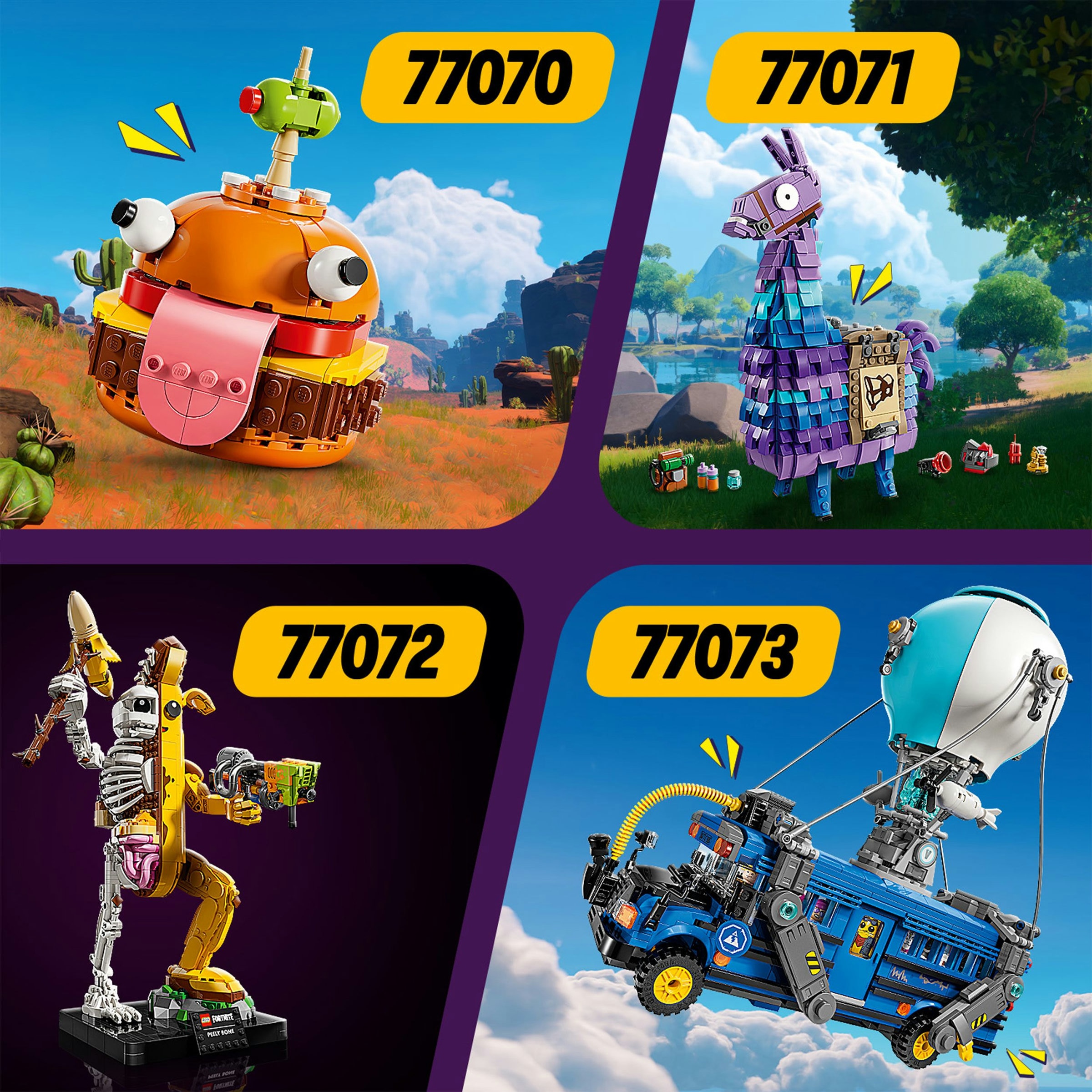 Juego de construcción Hamburguesa LEGO Fortnite - 77070 6