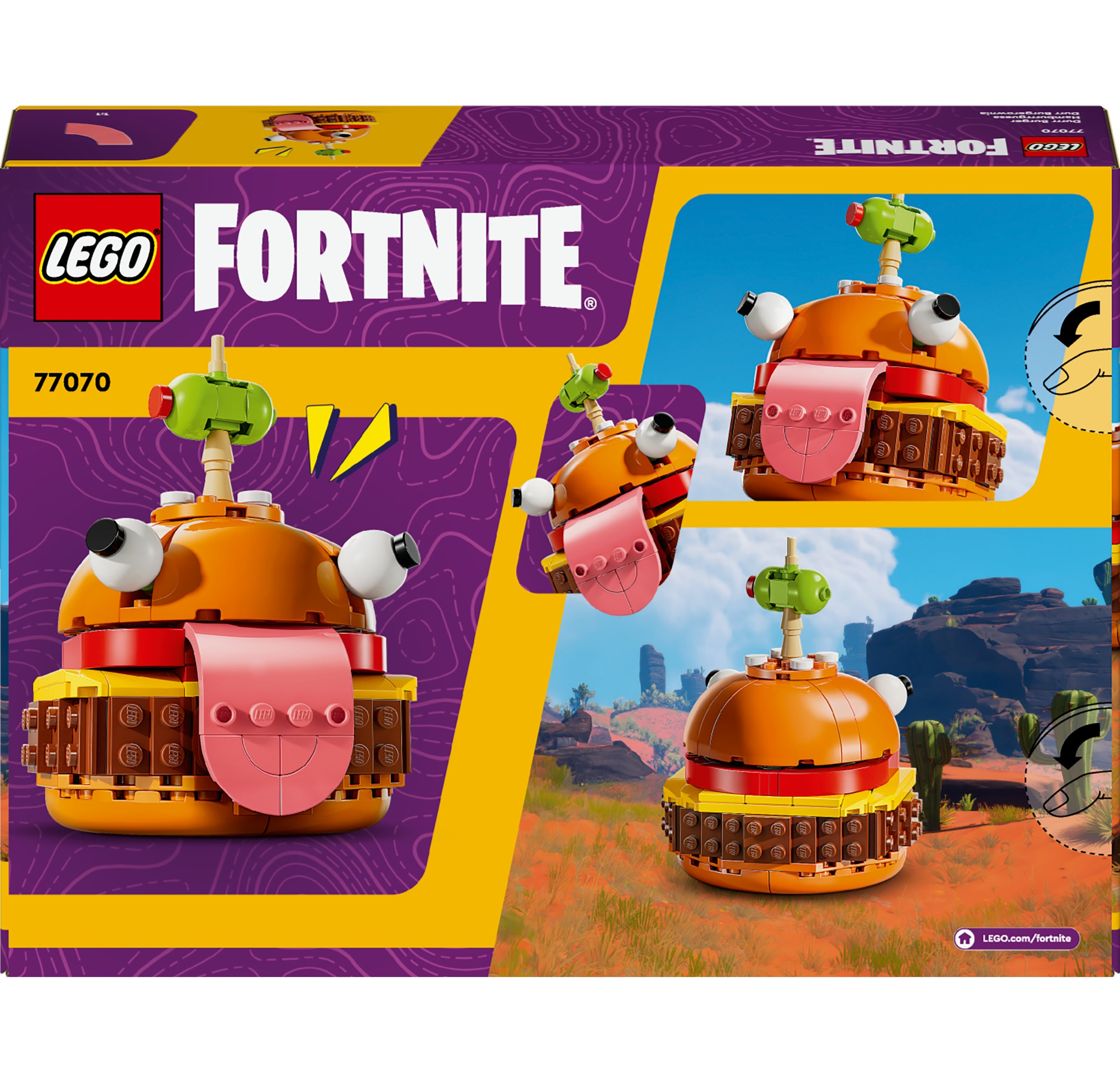 Juego de construcción Hamburguesa LEGO Fortnite - 77070 9
