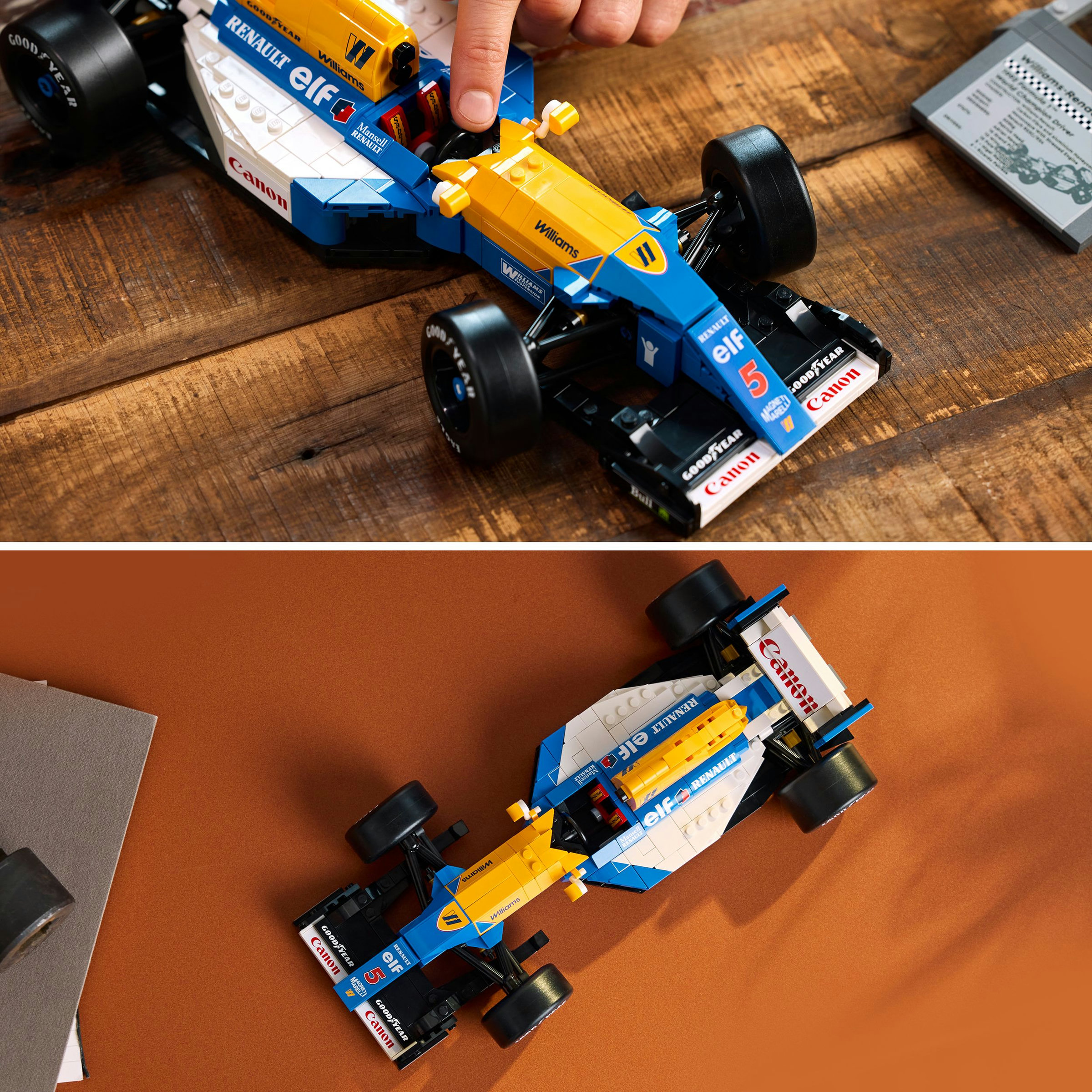 Juego de construcción Williams Racing FW14B y Nigel Mansell LEGO Icons - 10353 7