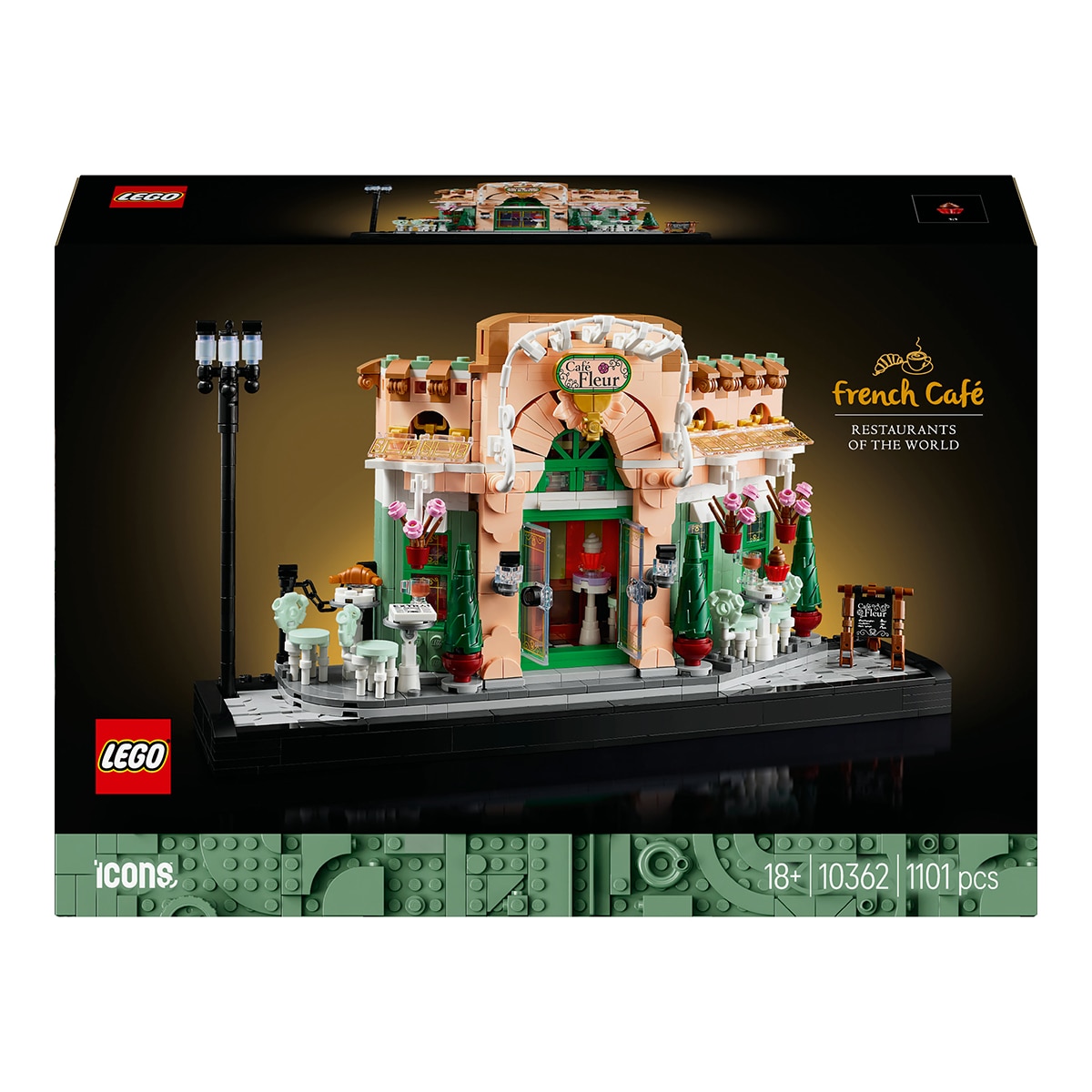 Imagen 0 de Juego de construcción Cafetería Francesa LEGO Icons - 10362