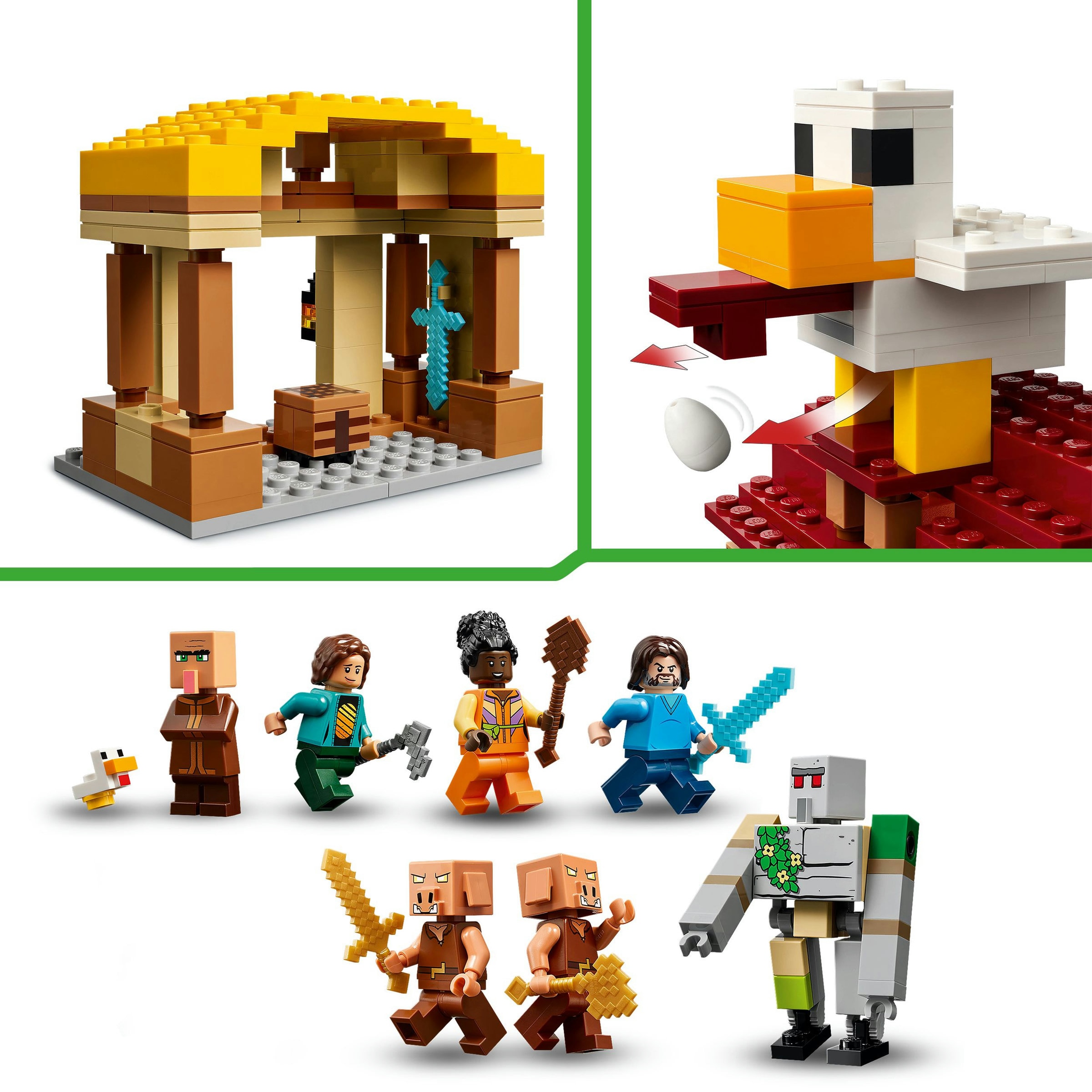 O Ataque à Aldeia do Balão Ghast MINECRAFT 6