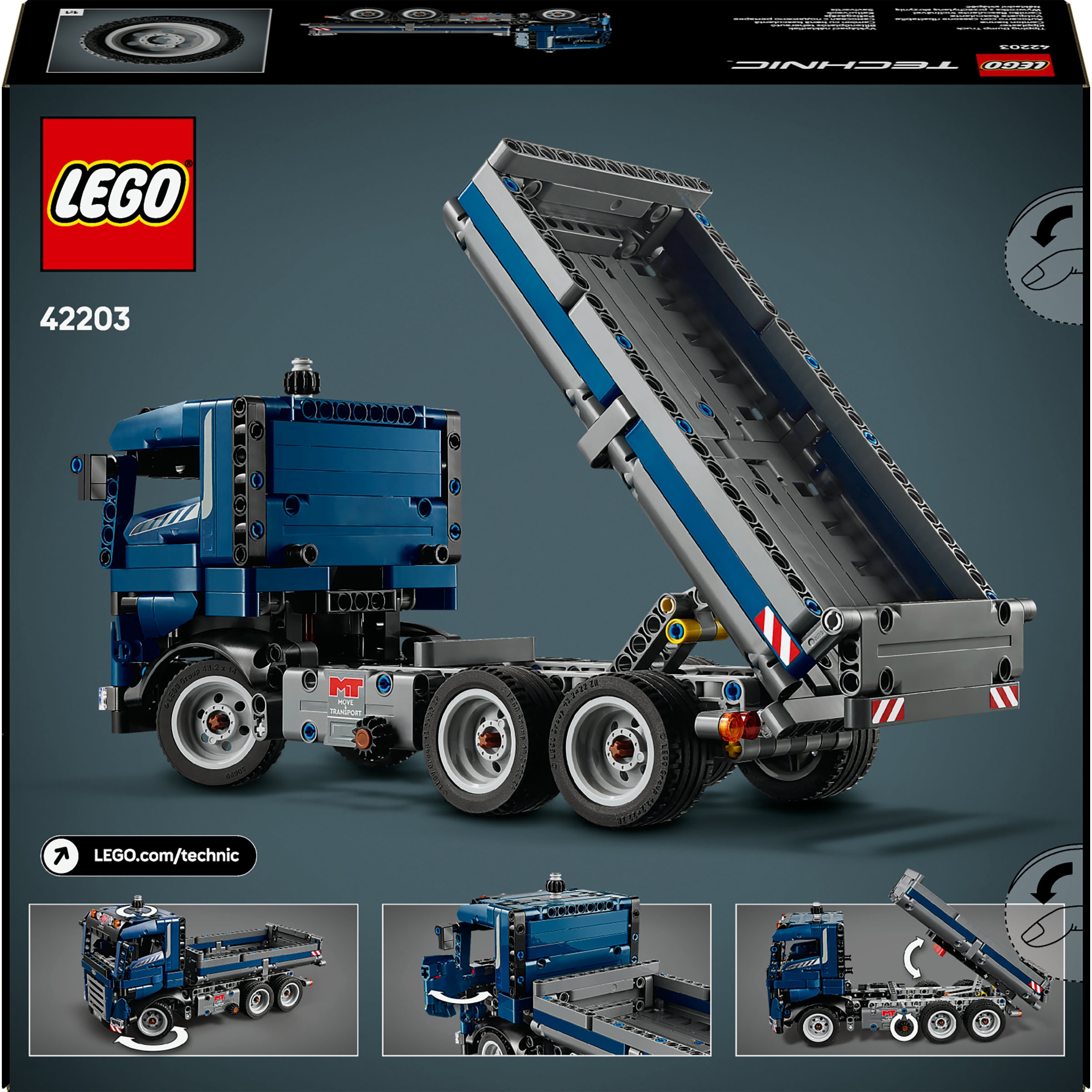 Juego de construcción Volquete Basculante LEGO Technic - 42203 9