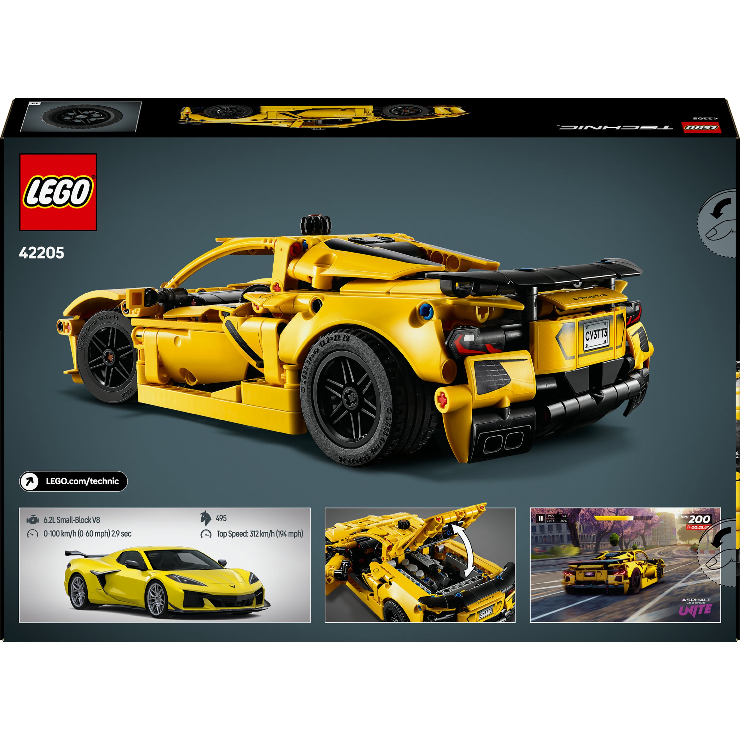 Juego de construcción Chevrolet Corvette Stingray LEGO Technic - 42205 9