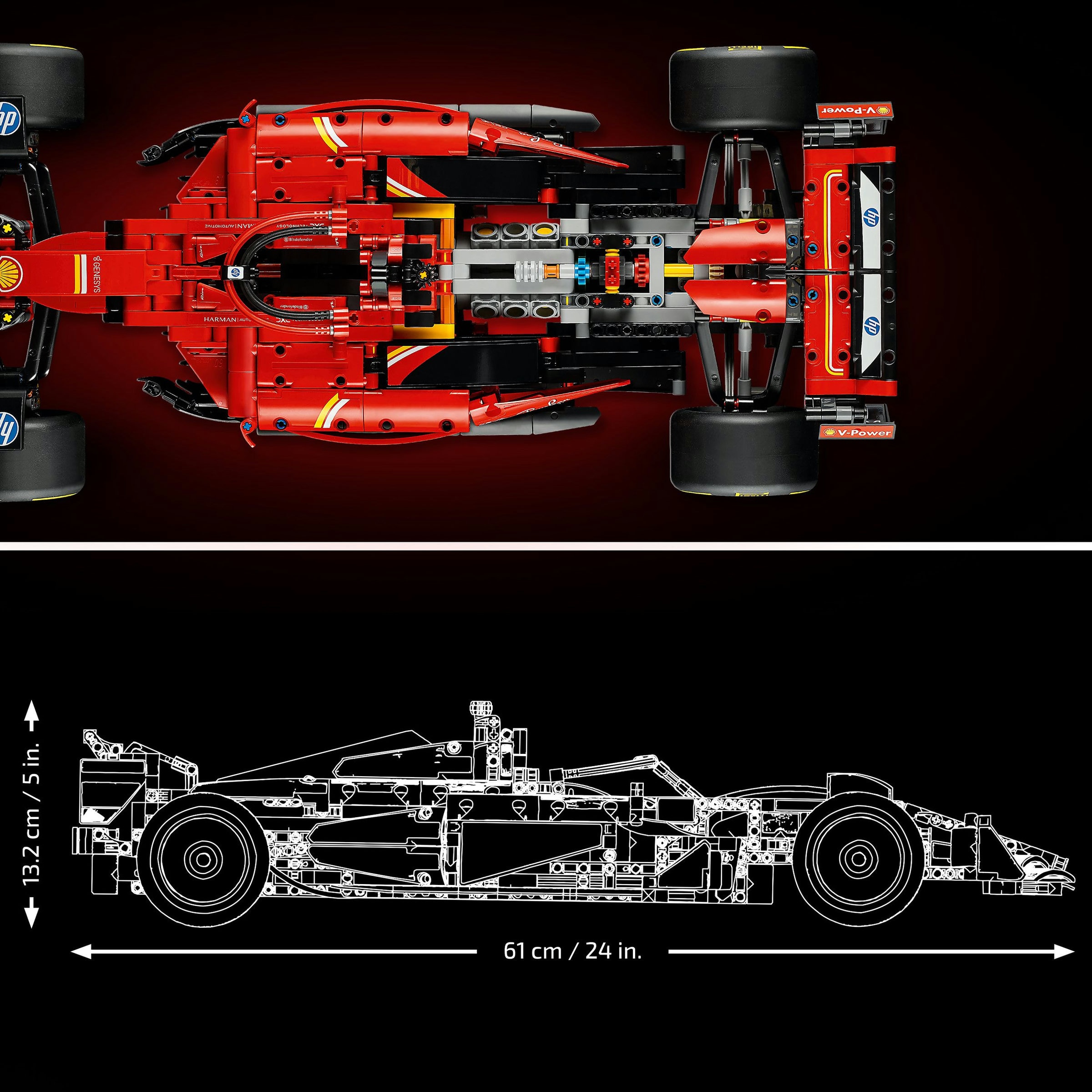 Juego de construcción Coche Ferrari SF-24 F1 LEGO Technic - 42207 8