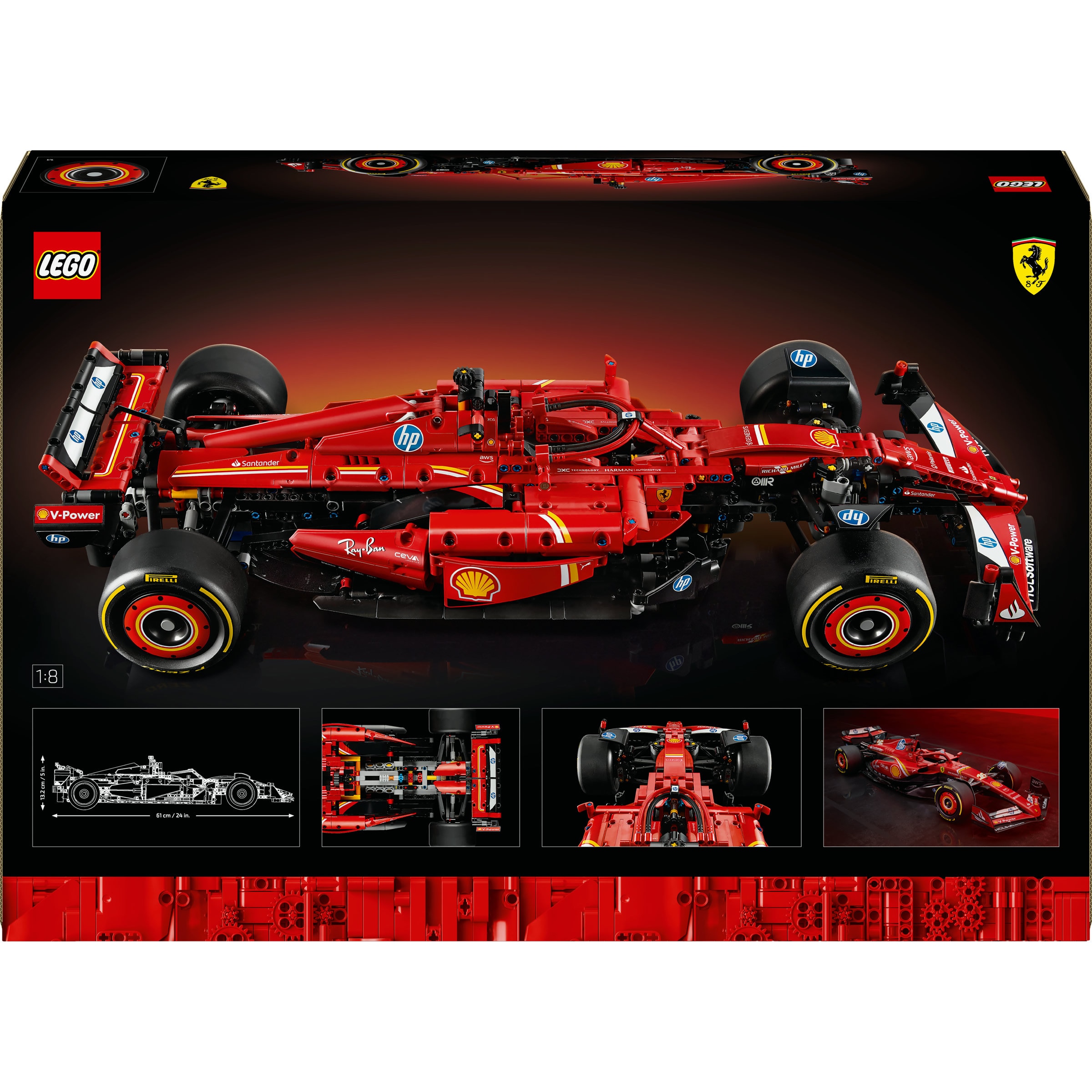 Juego de construcción Coche Ferrari SF-24 F1 LEGO Technic - 42207 10