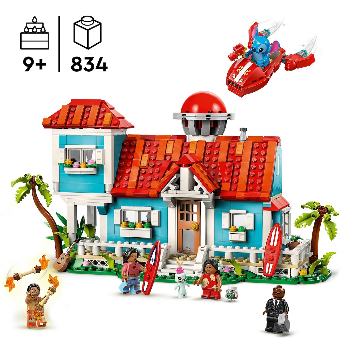 Juego de construcción Casa en la Playa de Lilo y Stitch LEGO Disney Classic - 43268 4