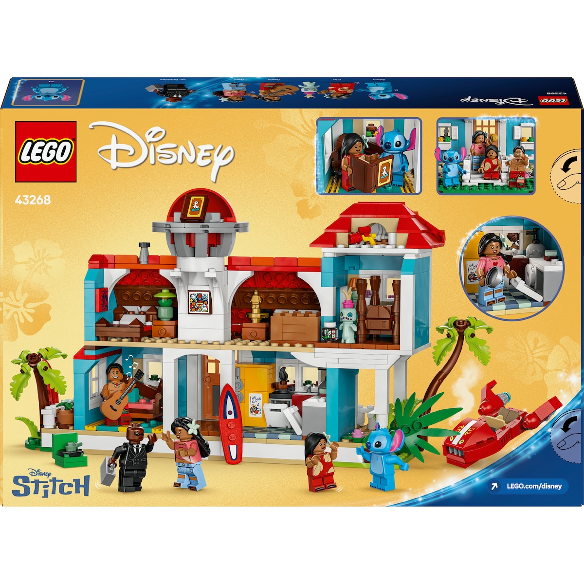 Juego de construcción Casa en la Playa de Lilo y Stitch LEGO Disney Classic - 43268 9