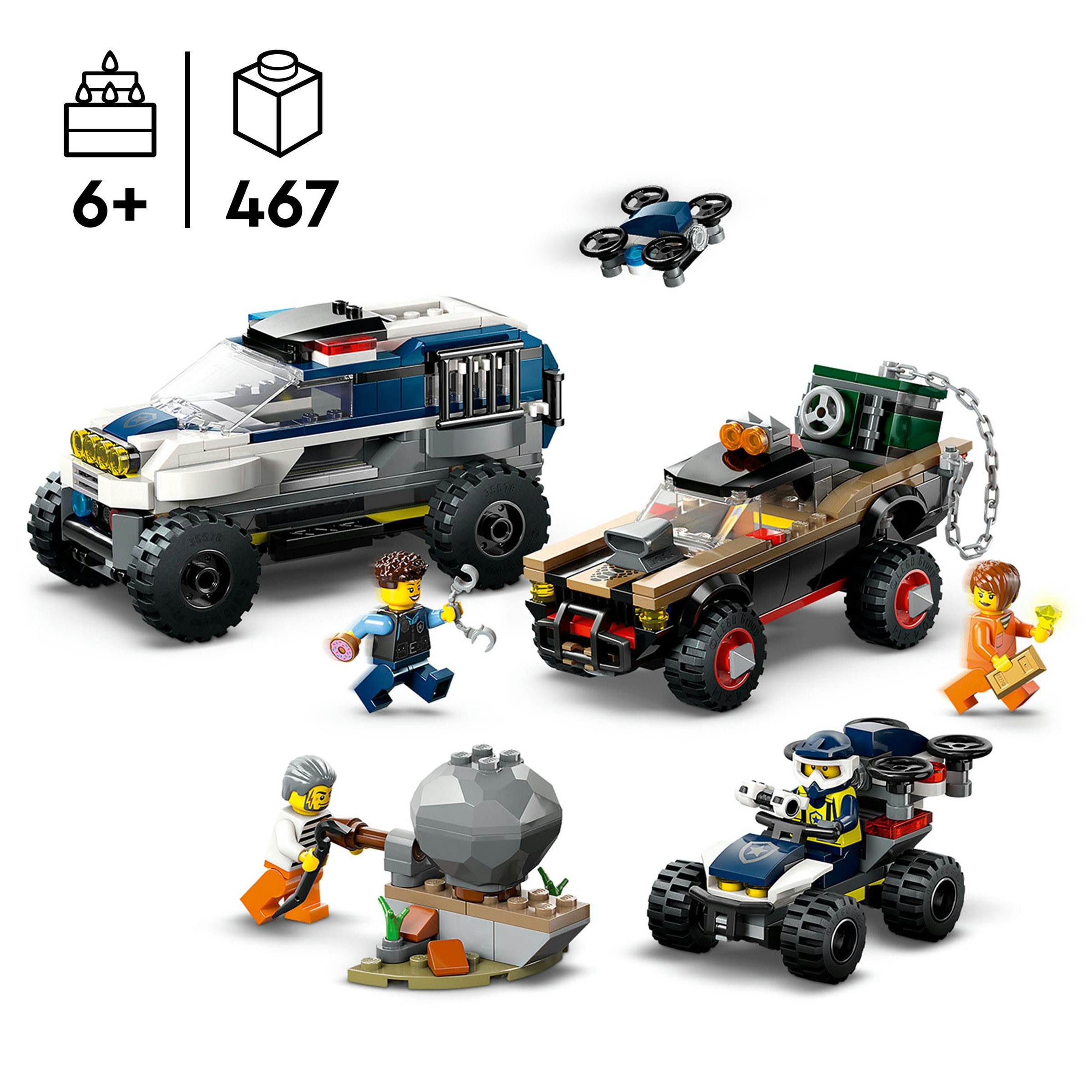 Persecução Policial Todo-terreno Lego City 5