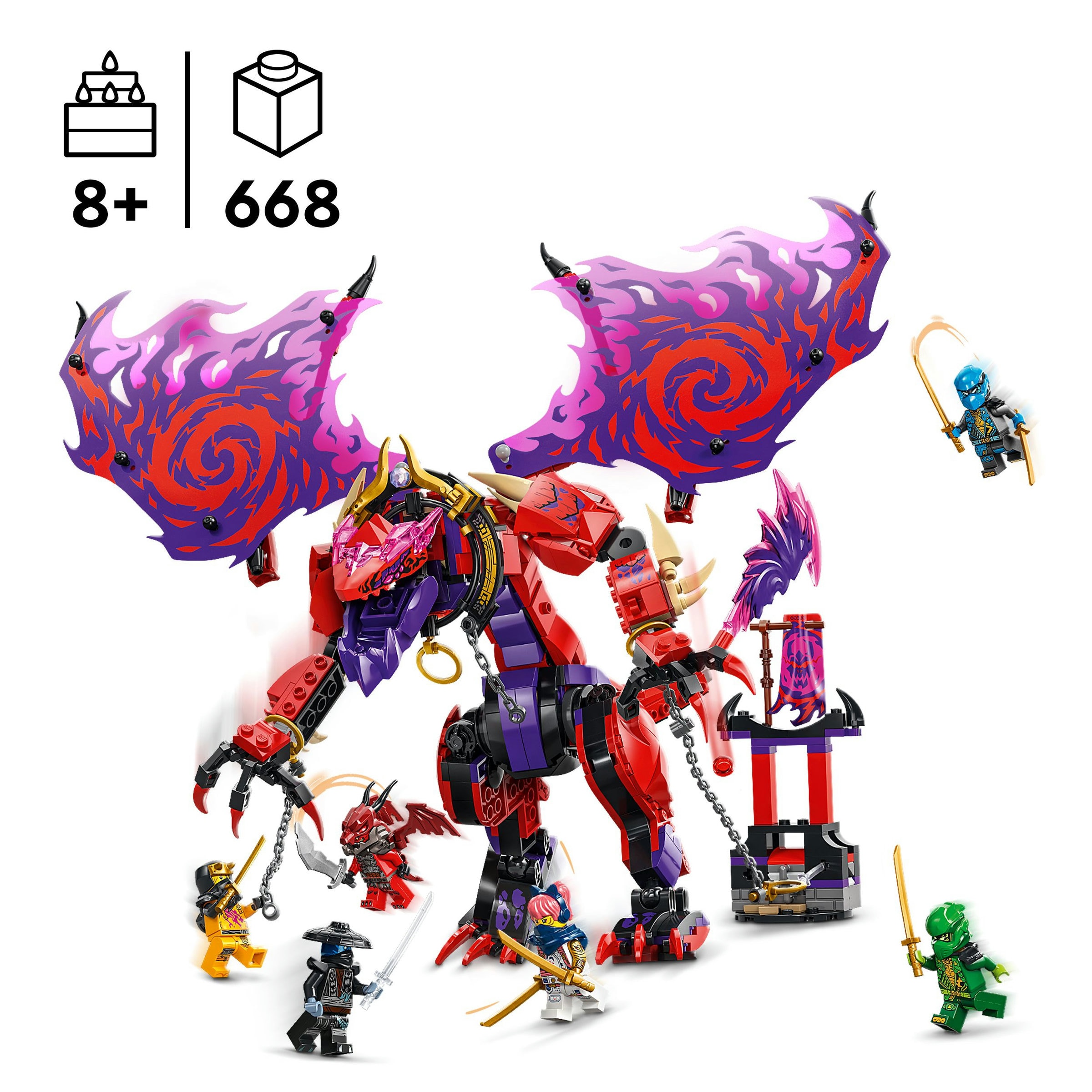 Lego Ninjago Dragão do Caos: Canino do Trovão Lego Ninjago 3